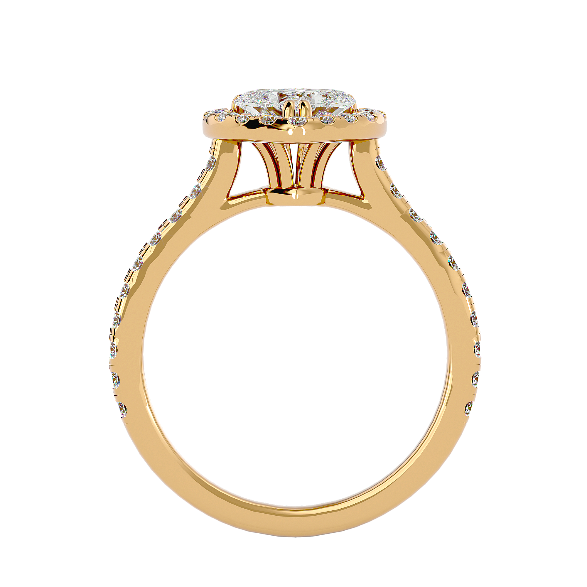 Erica Diamond Halo Ring