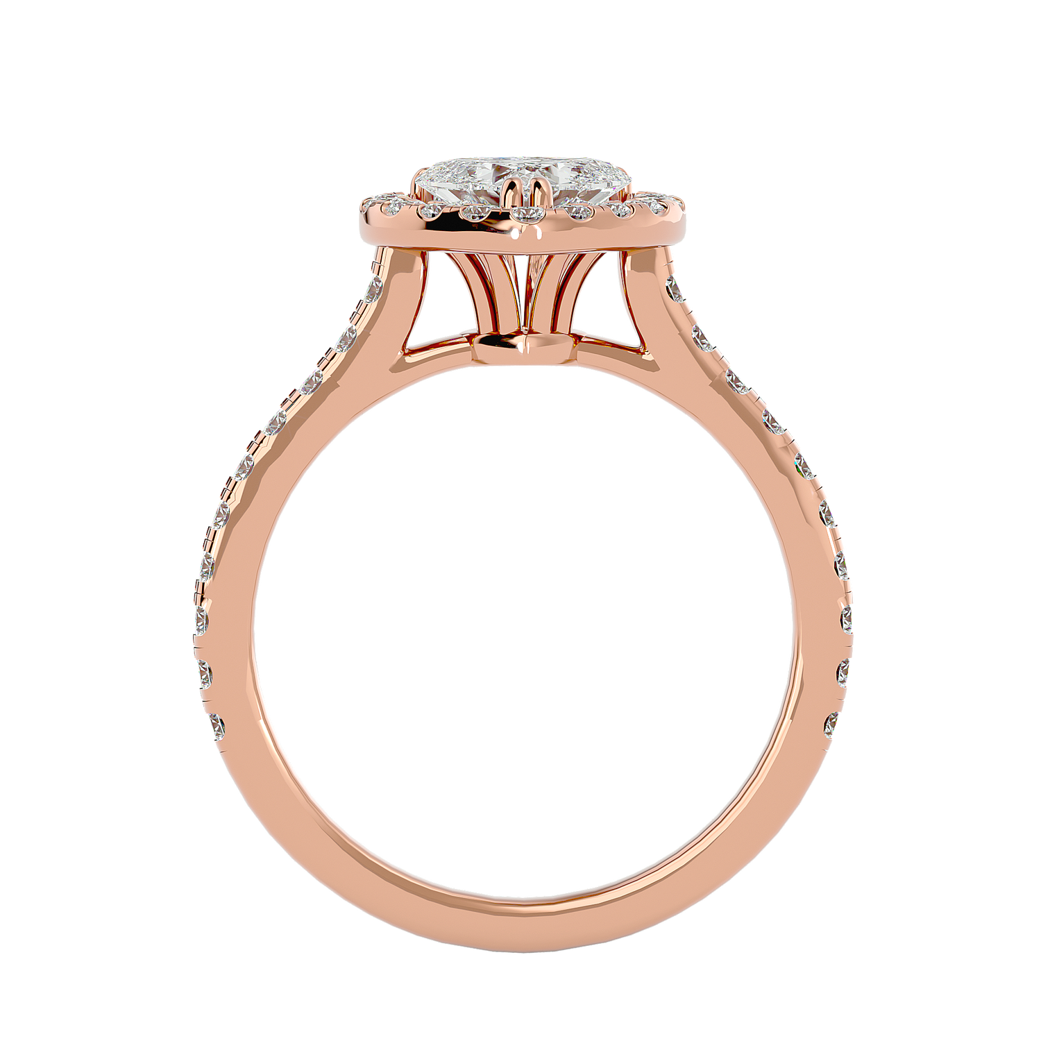Erica Diamond Halo Ring