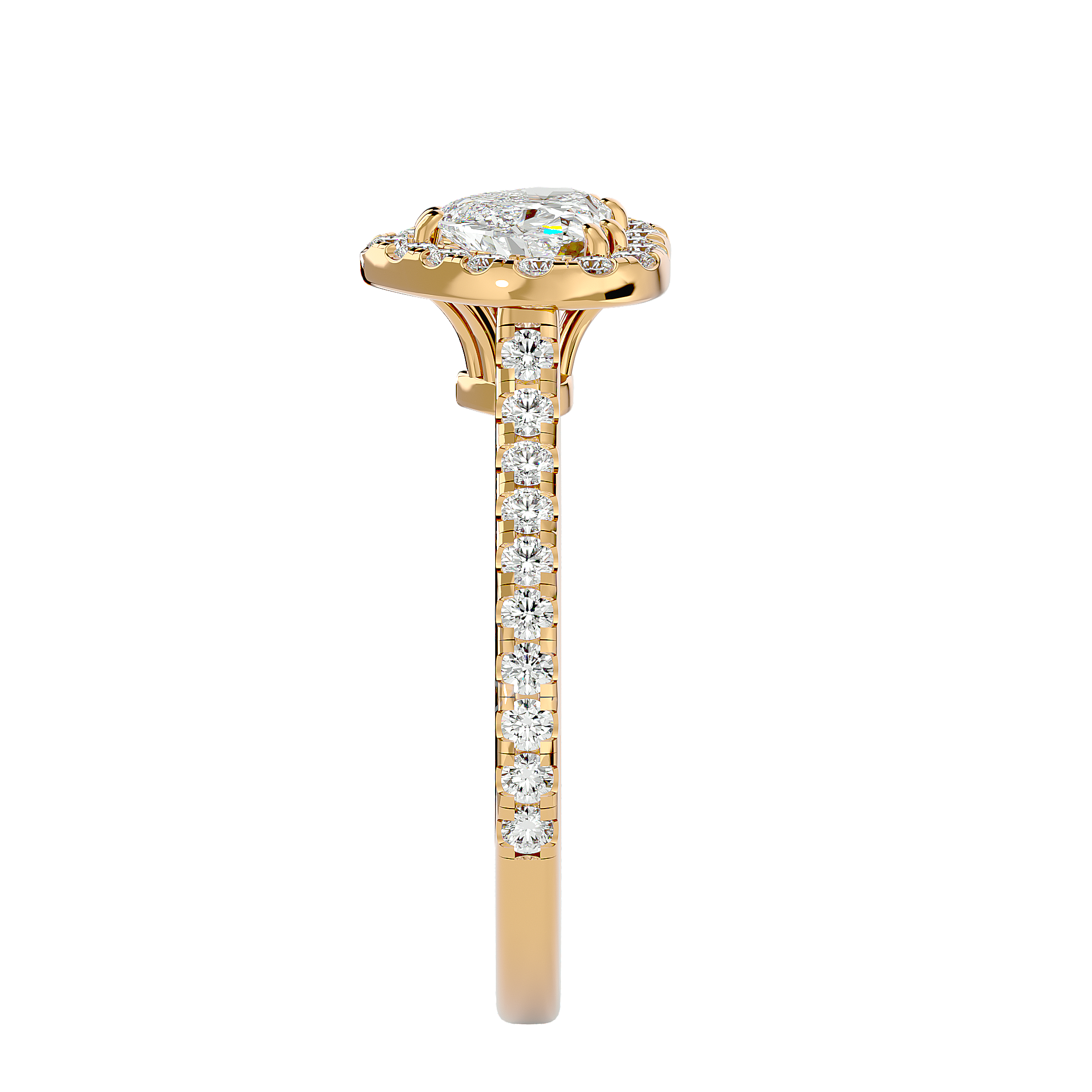 Erica Diamond Halo Ring