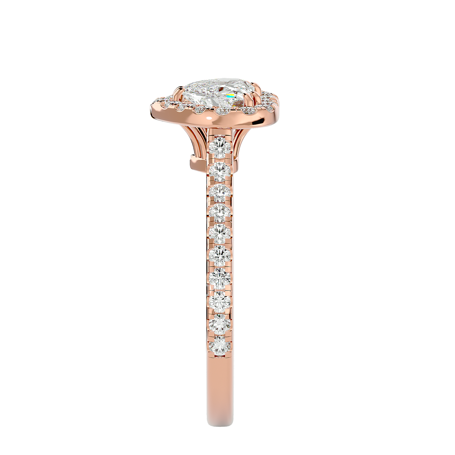 Erica Diamond Halo Ring