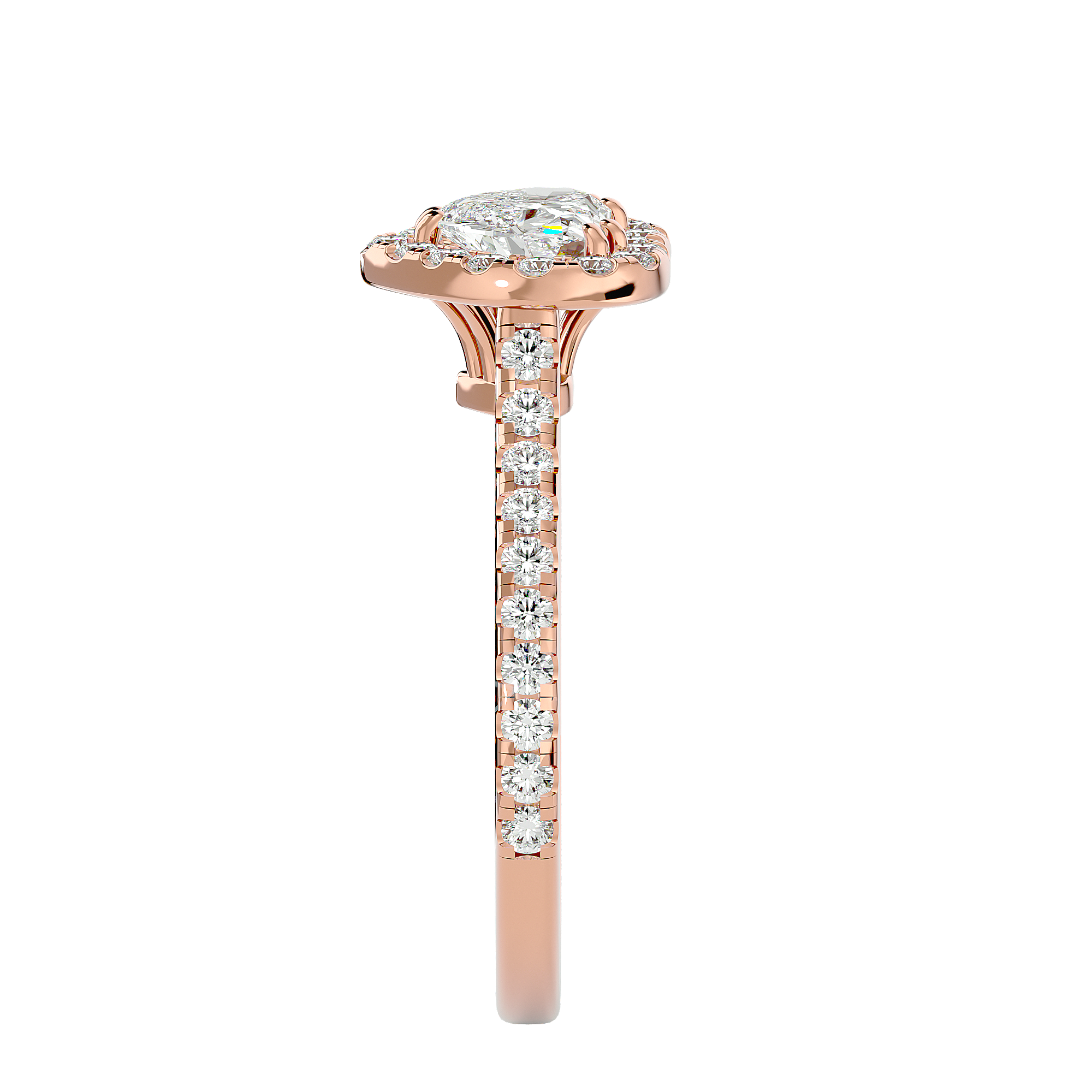 Erica Diamond Halo Ring