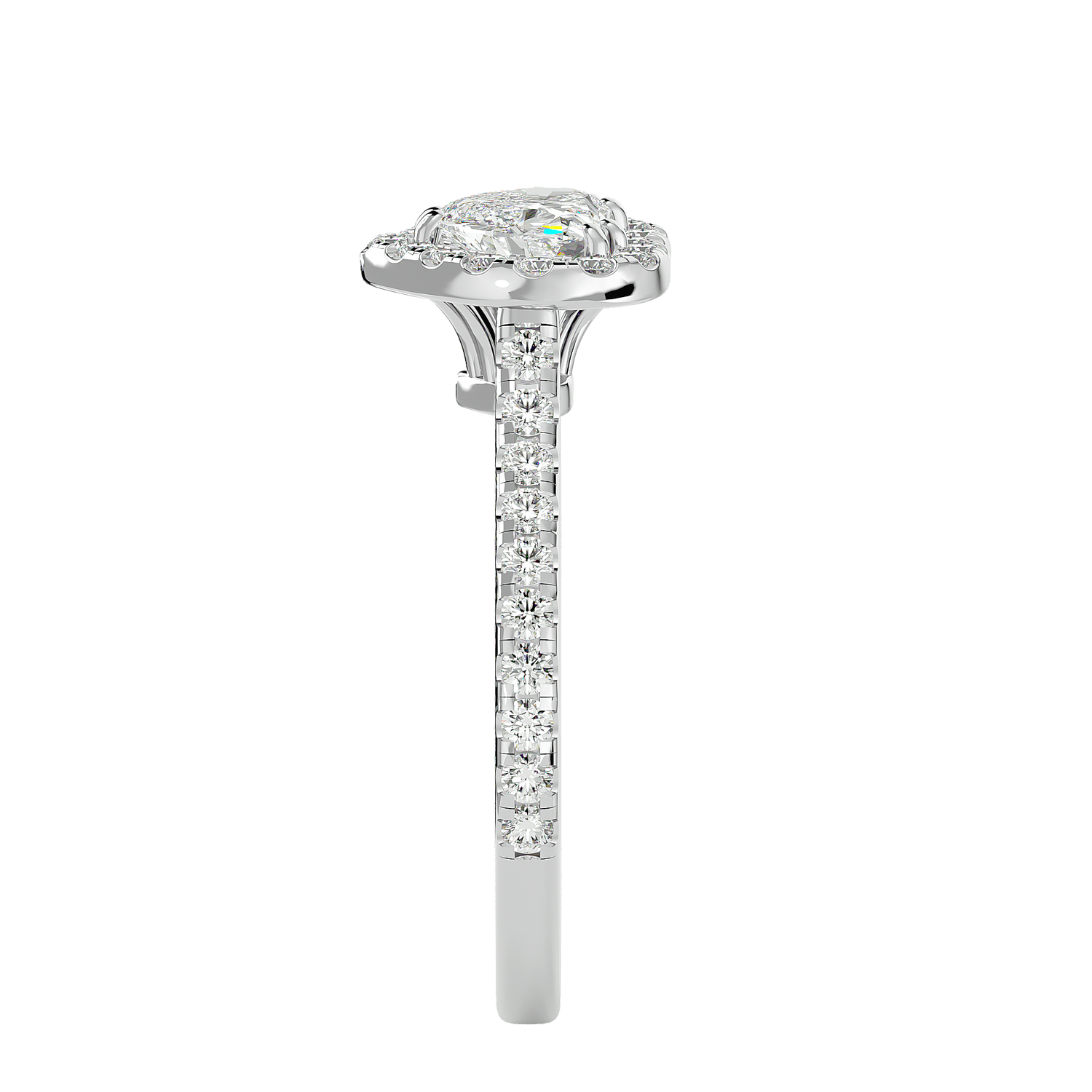 Erica Diamond Halo Ring