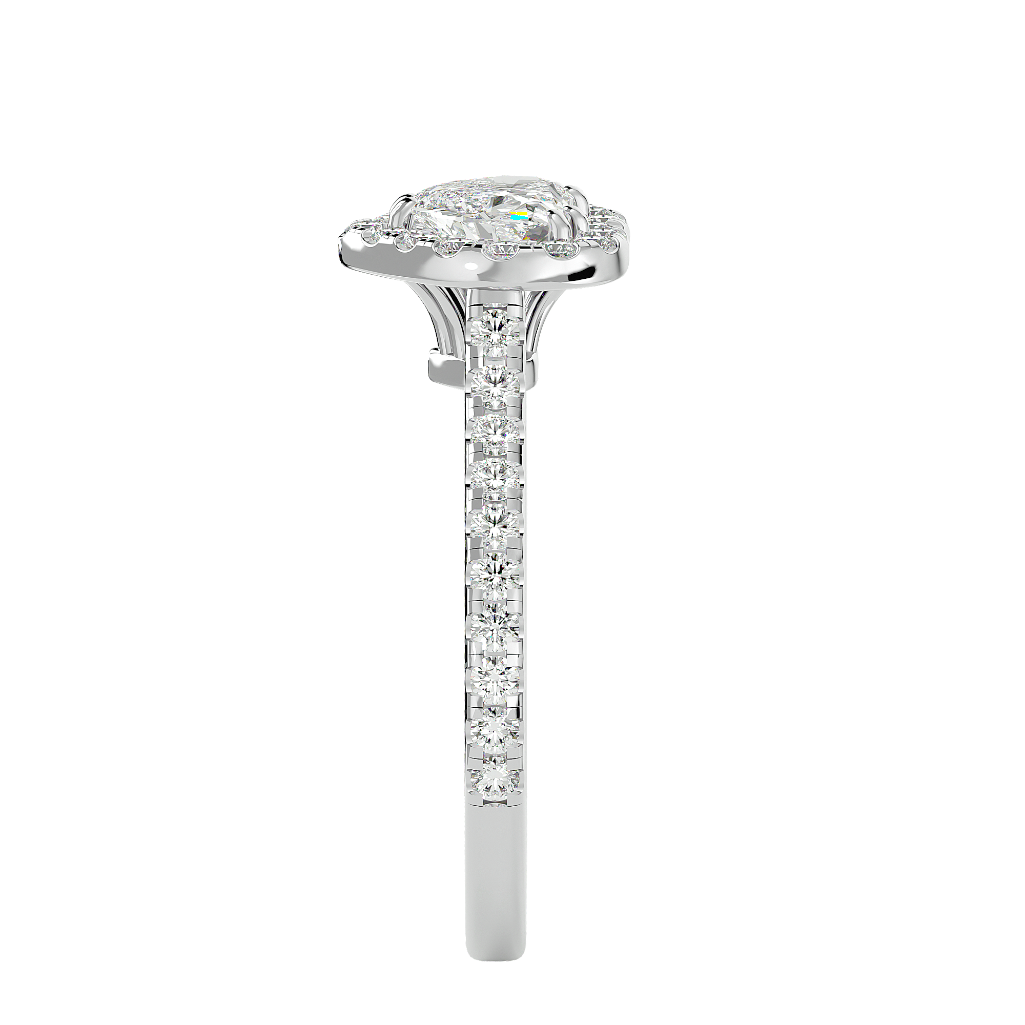 Erica Diamond Halo Ring