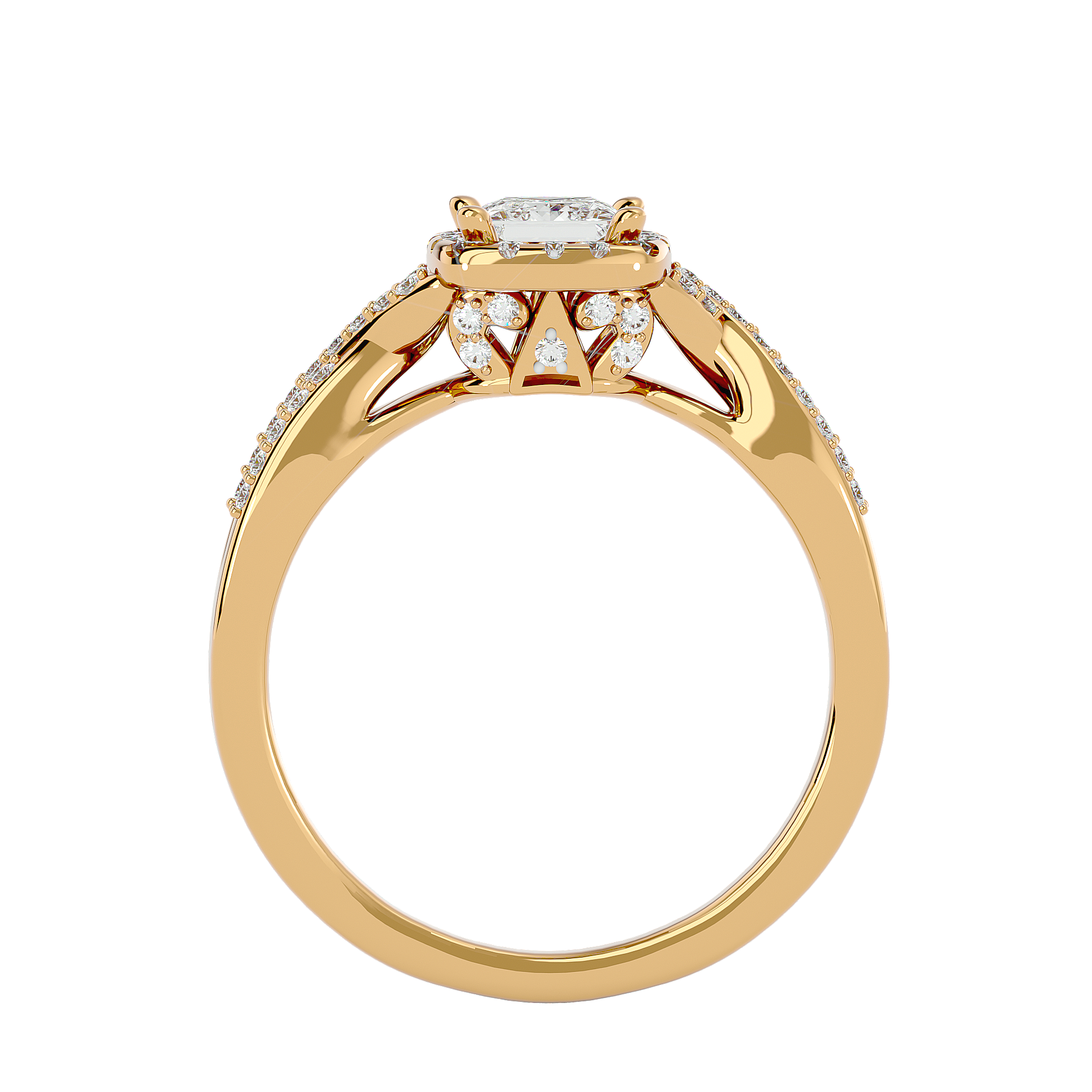 Brooklynn Halo Ring
