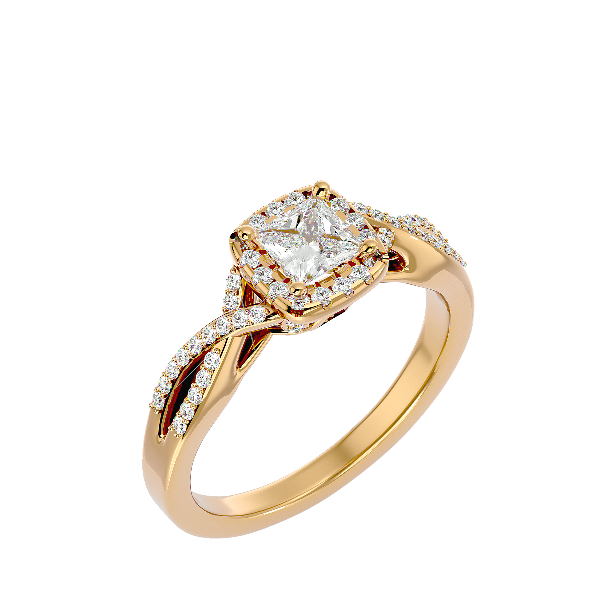 Brooklynn Halo Ring