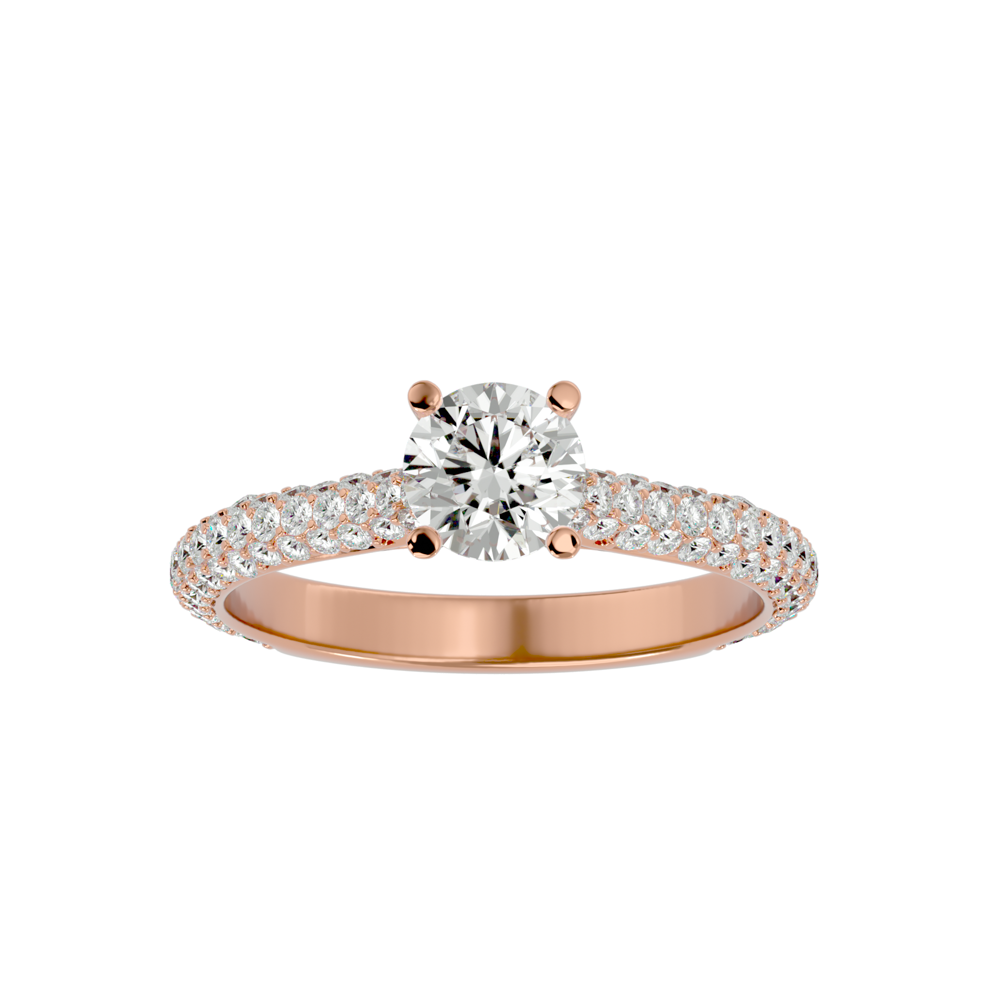 Lila Solitaire Ring