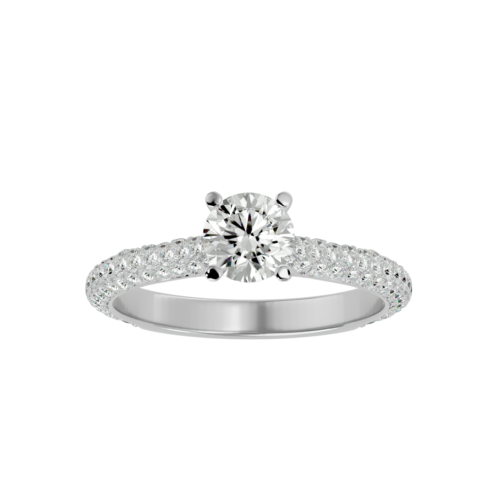 Lila Solitaire Ring