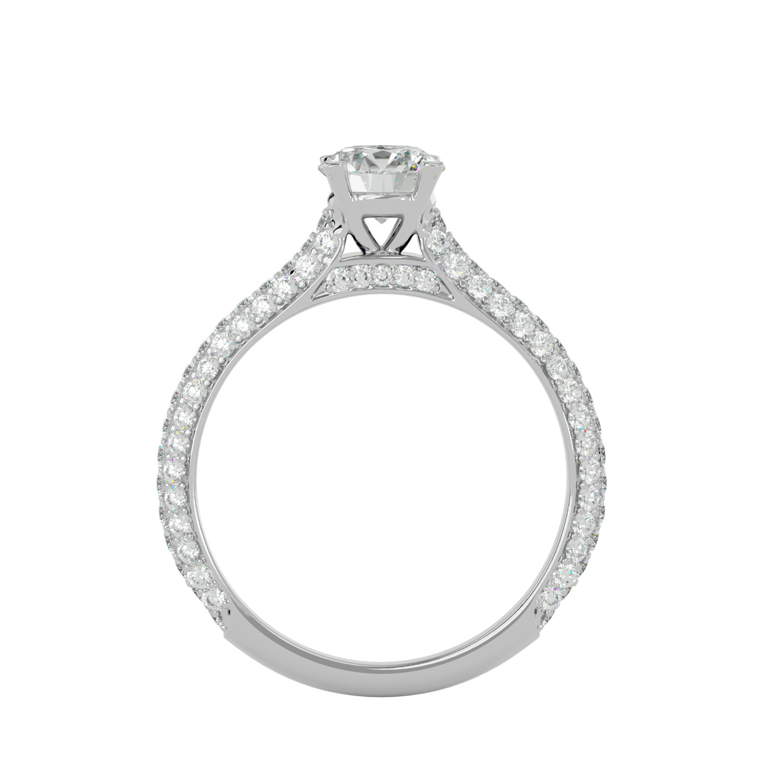 Lila Solitaire Ring