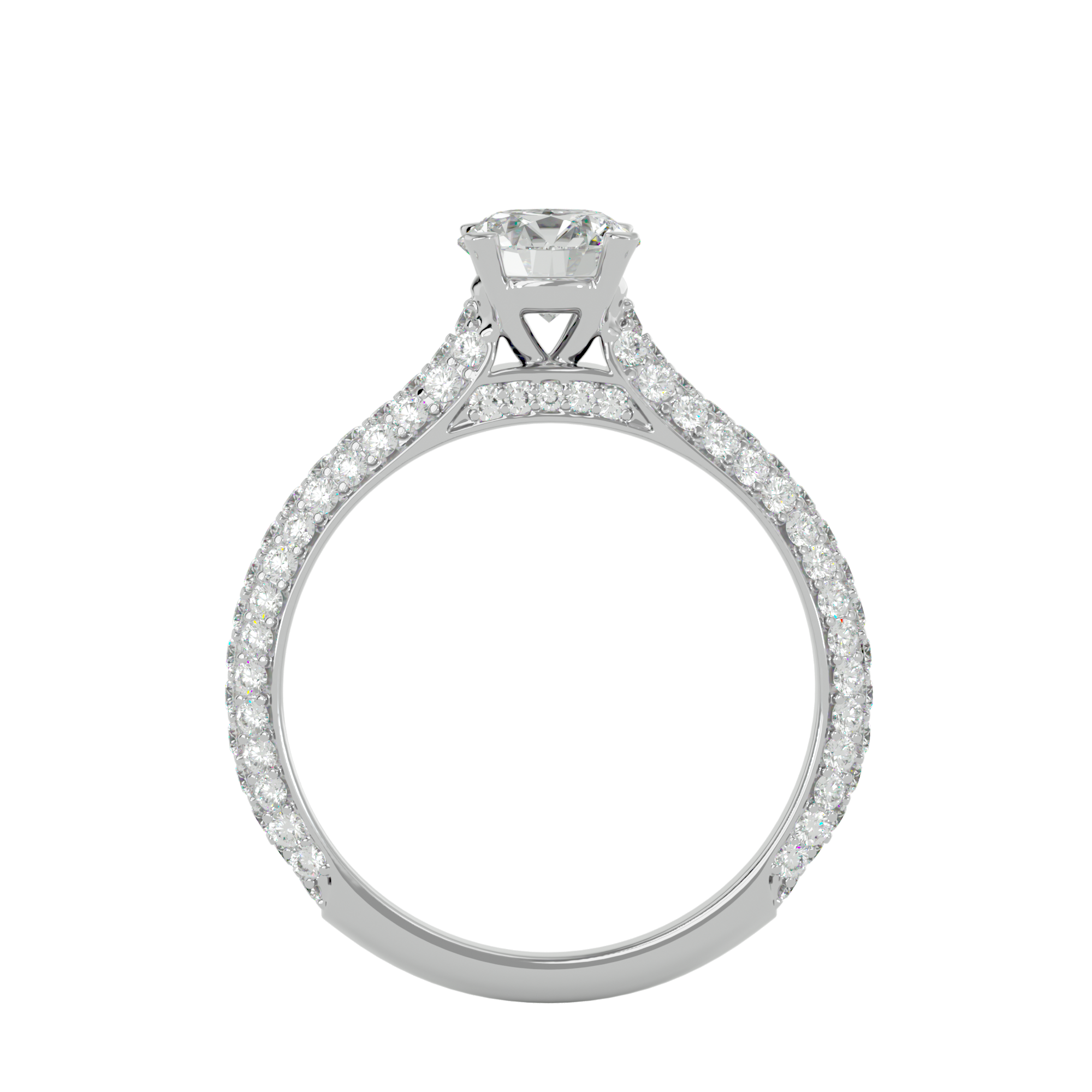Lila Solitaire Ring