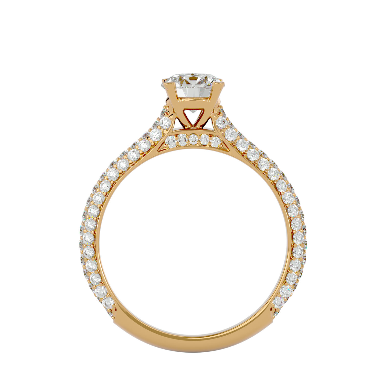 Lila Solitaire Ring