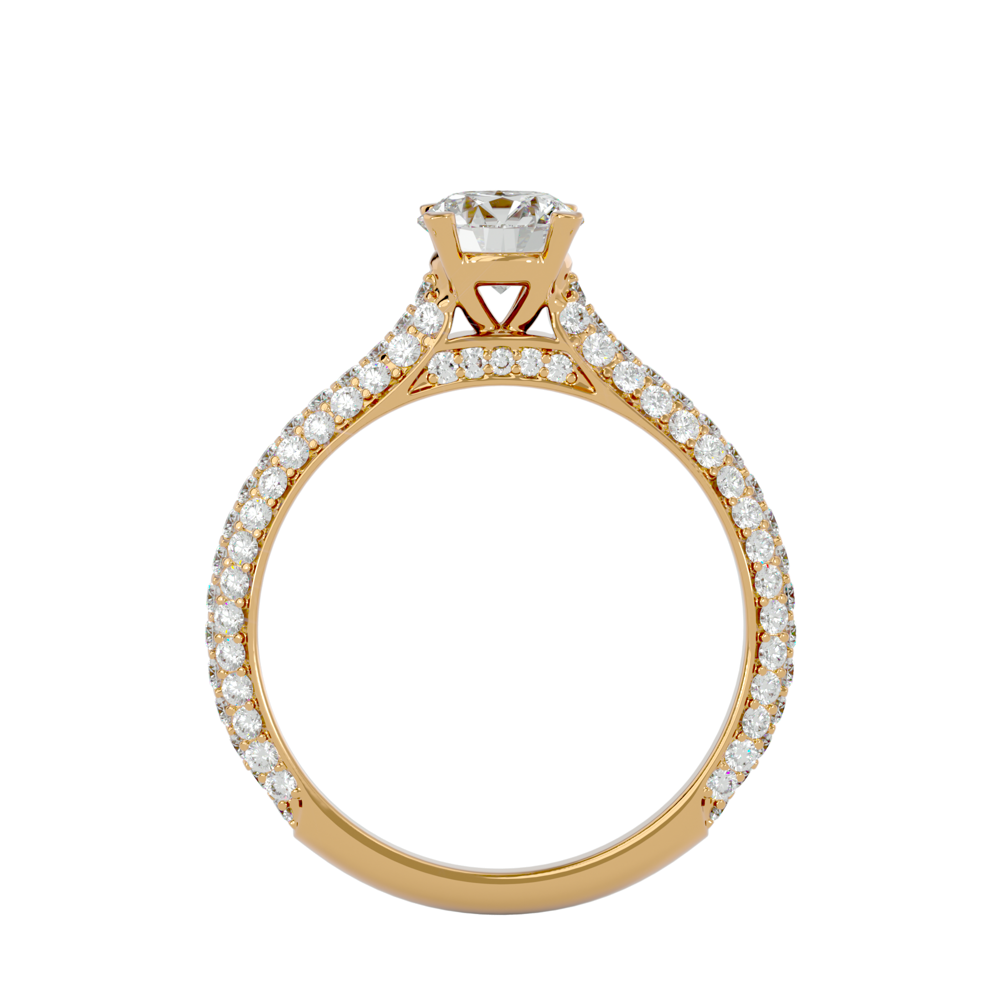 Lila Solitaire Ring