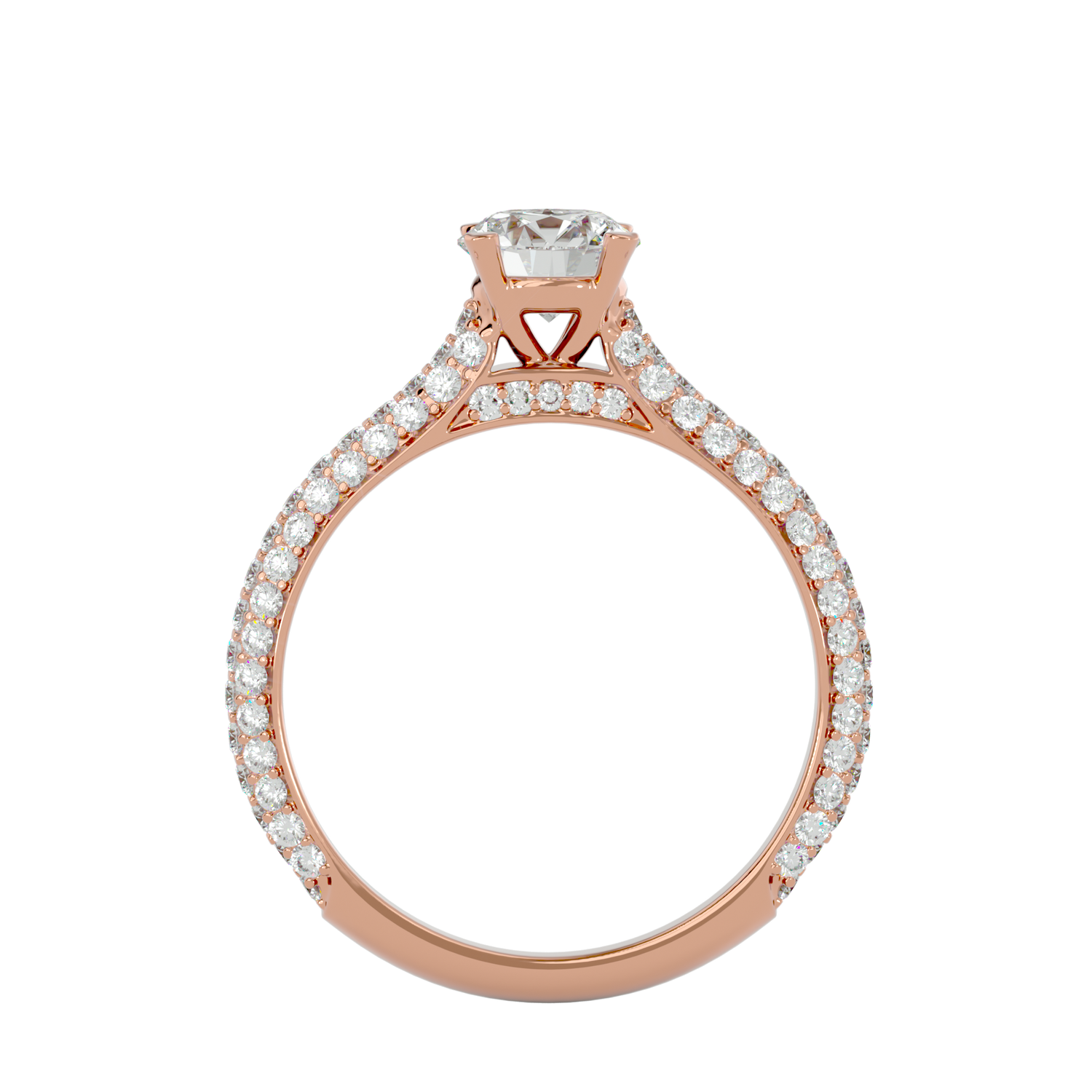 Lila Solitaire Ring