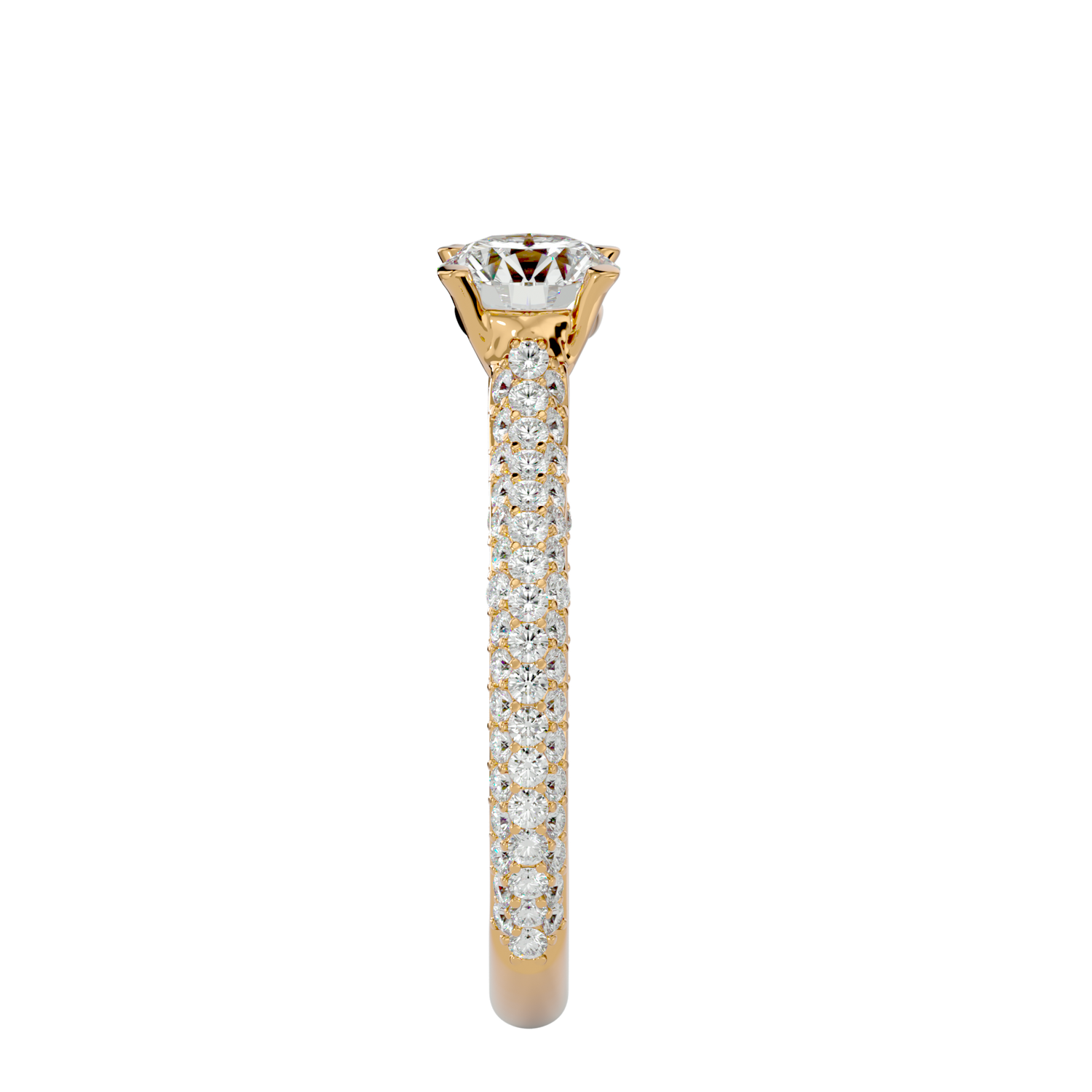 Lila Solitaire Ring