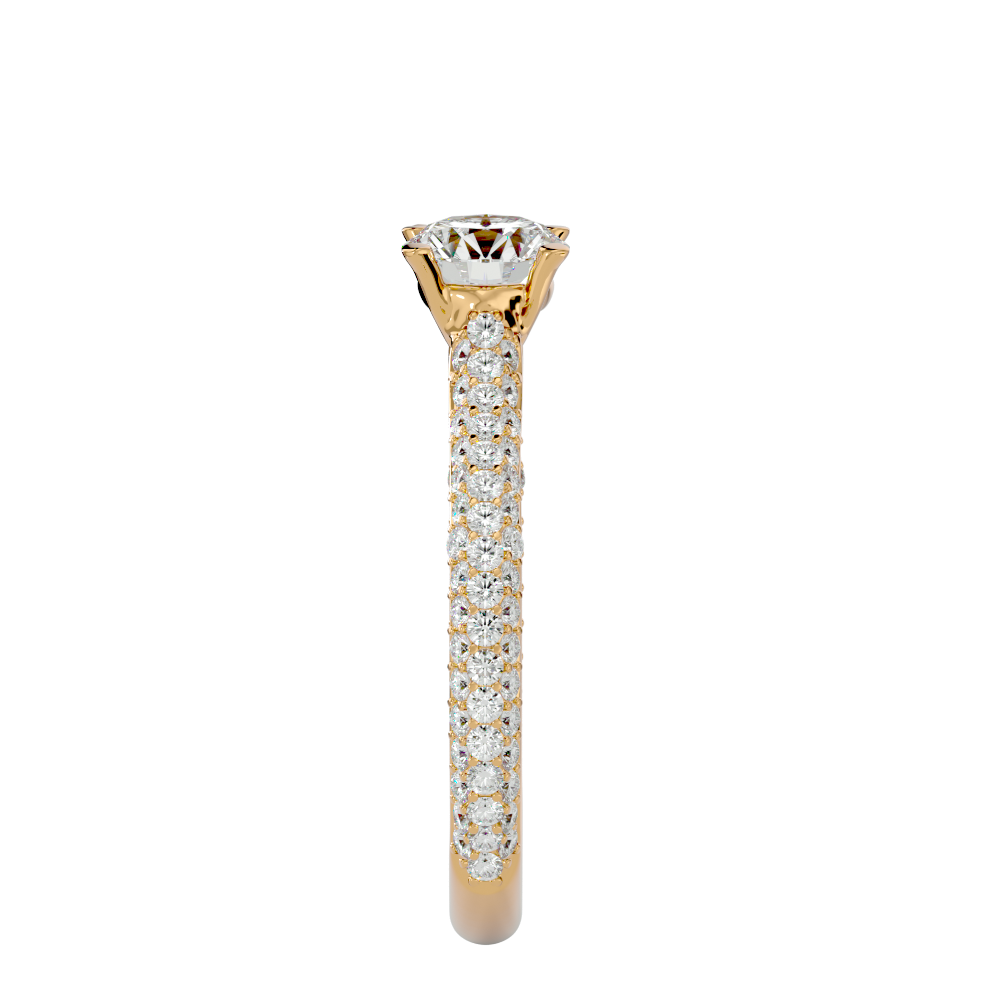 Lila Solitaire Ring
