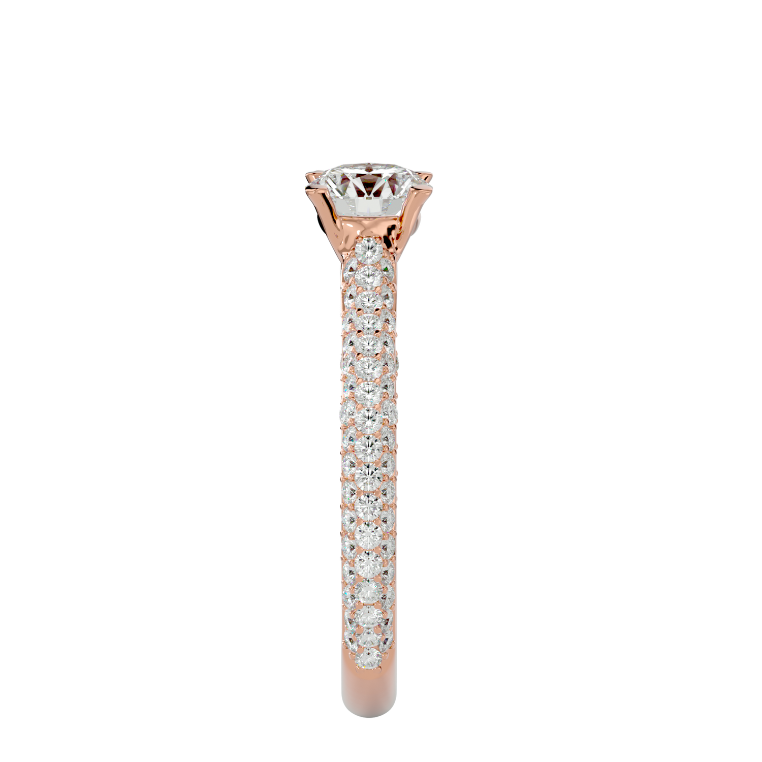 Lila Solitaire Ring