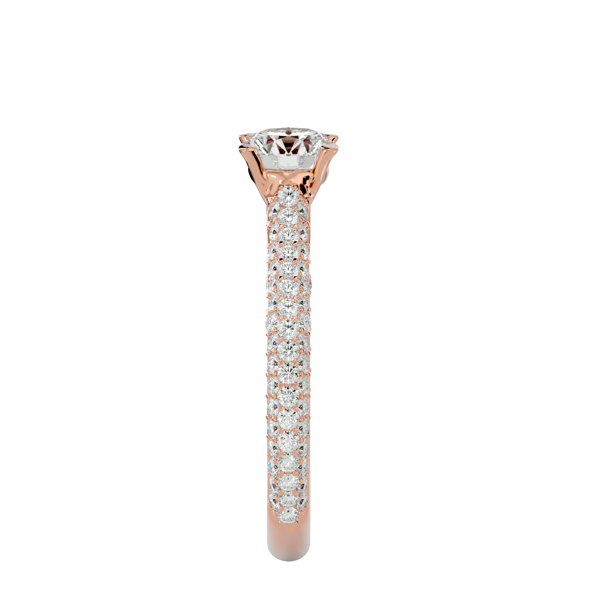 Lila Solitaire Ring