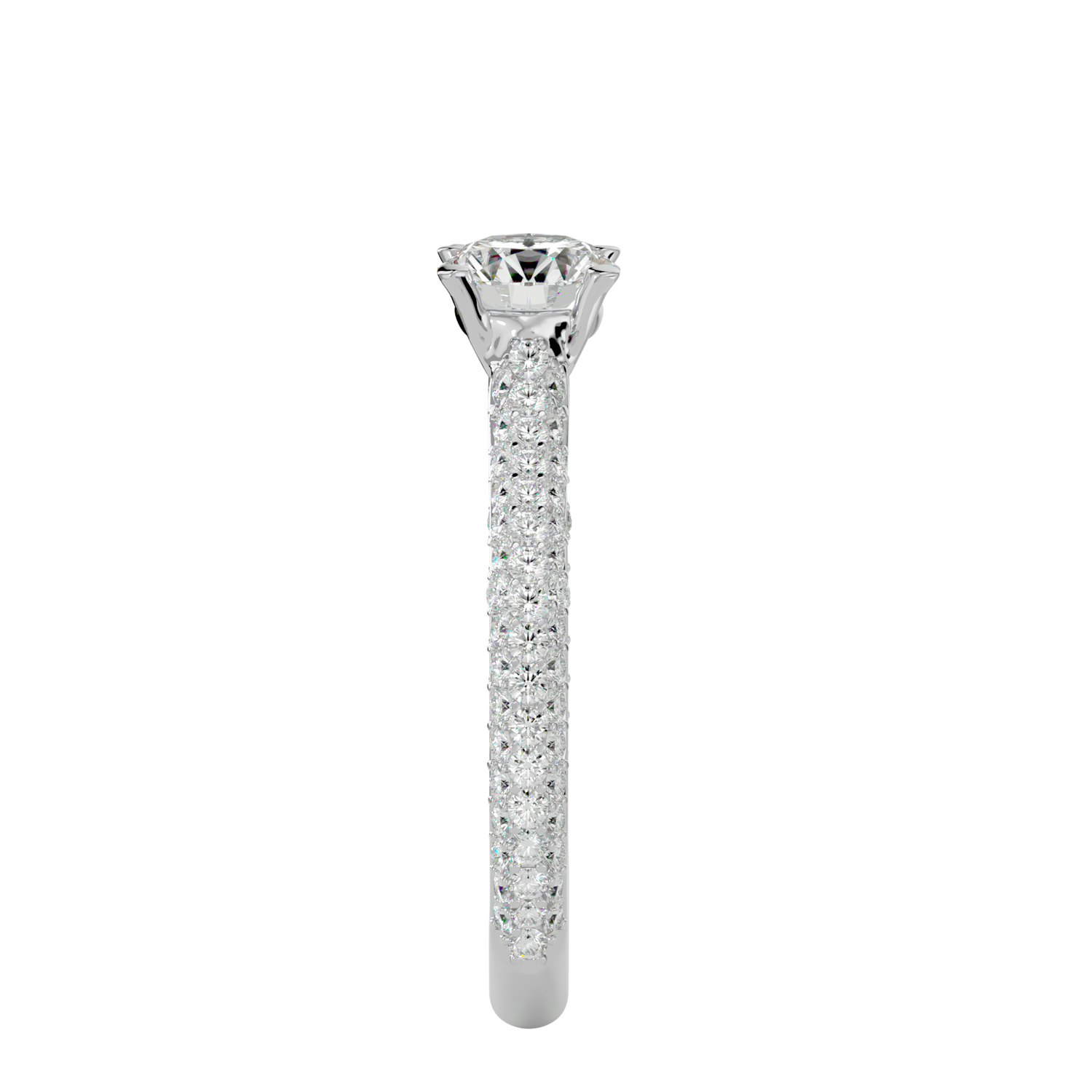 Lila Solitaire Ring