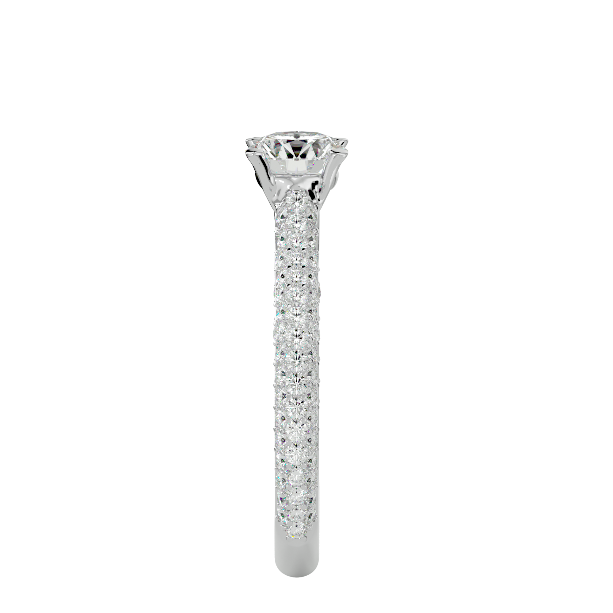 Lila Solitaire Ring