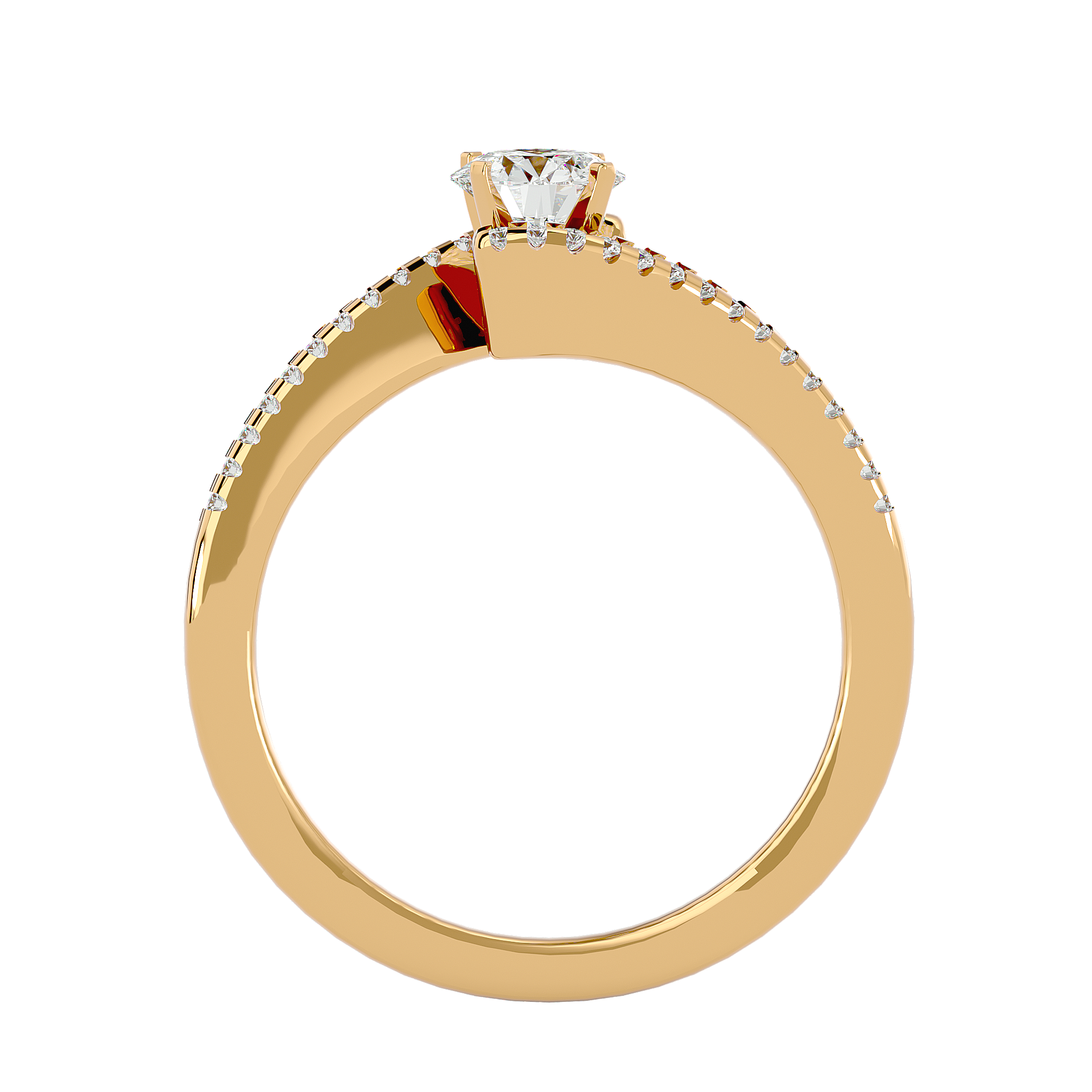 Harmony Solitaire Ring