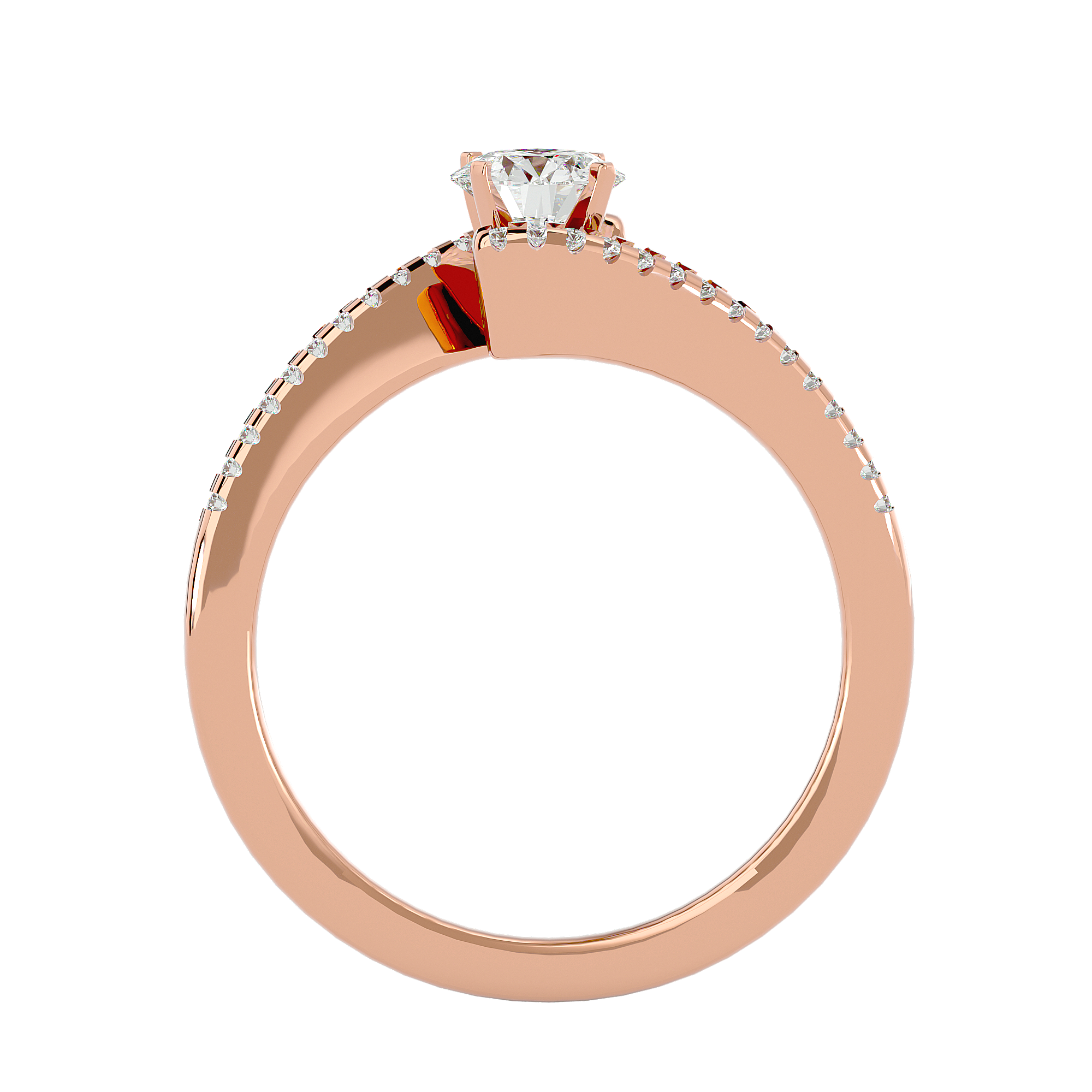 Harmony Solitaire Ring