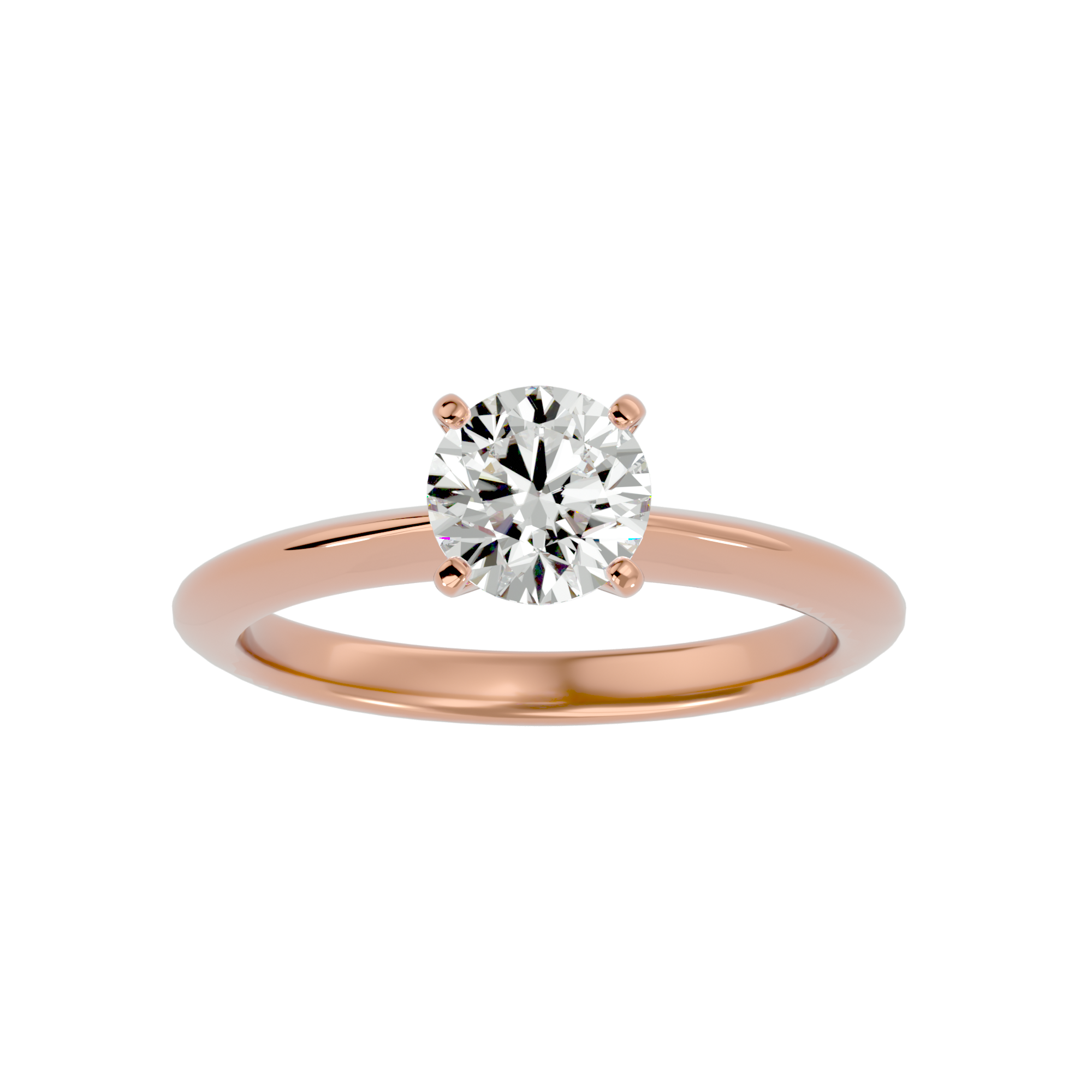 Zephyr Solitaire Ring