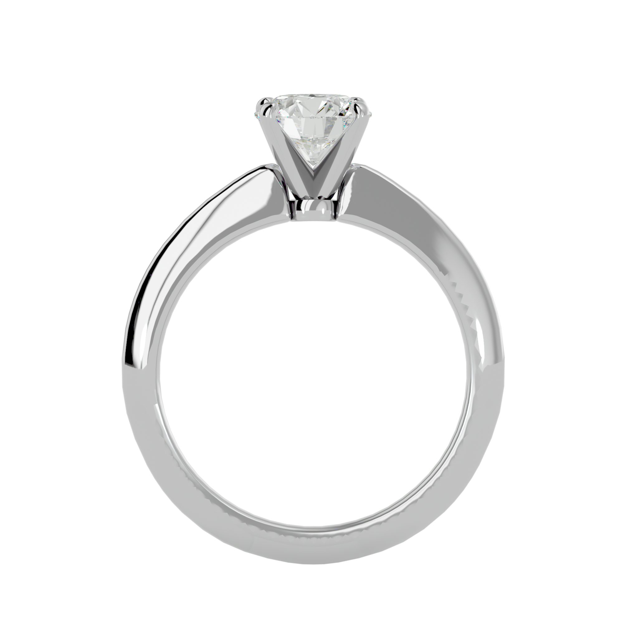 Zephyr Solitaire Ring