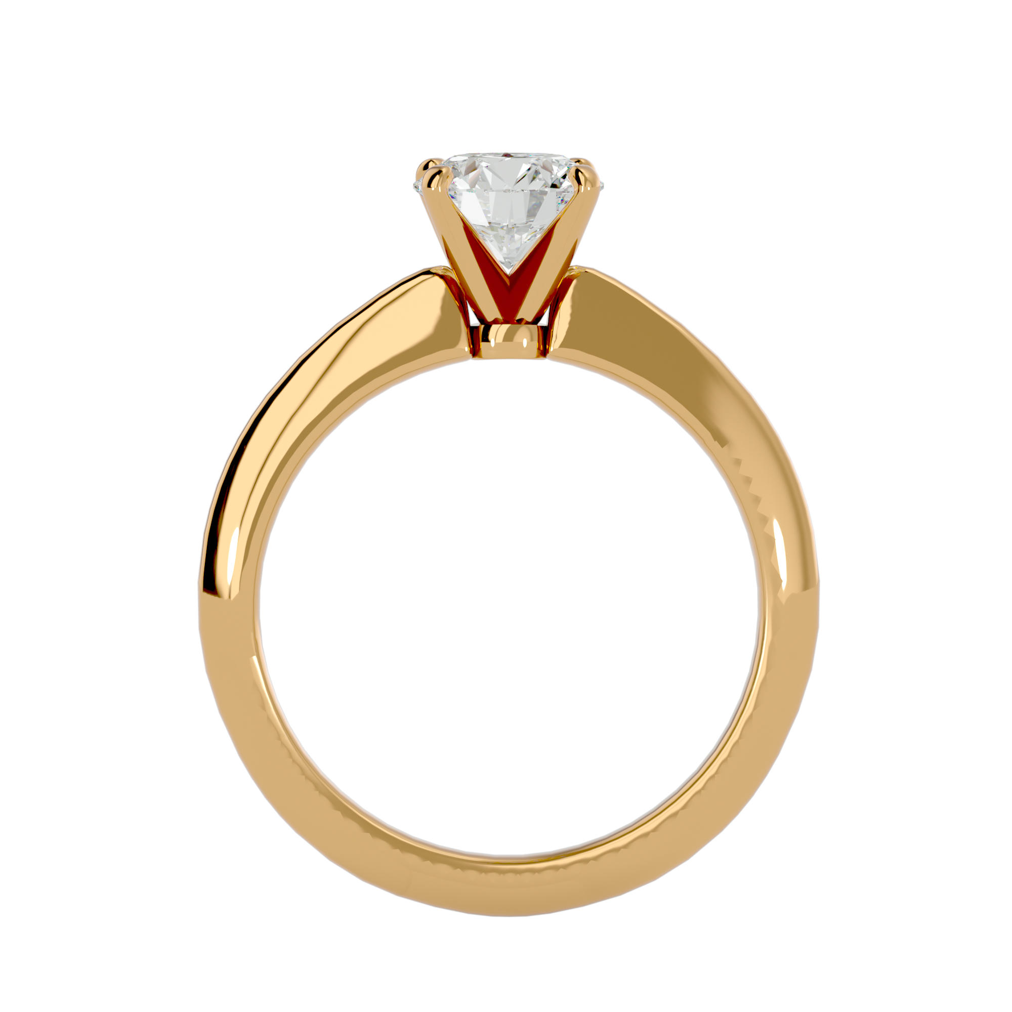 Zephyr Solitaire Ring