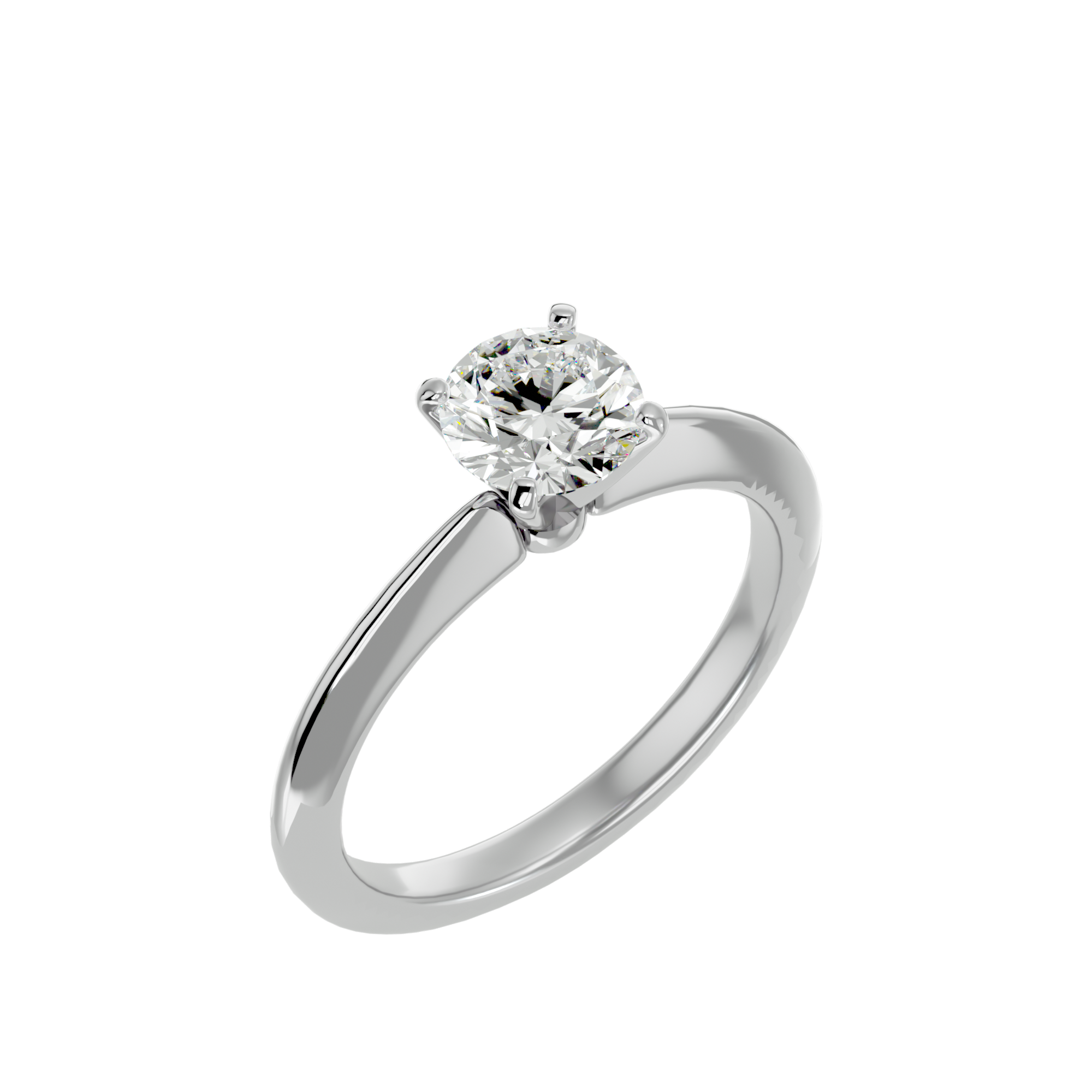 Zephyr Solitaire Ring