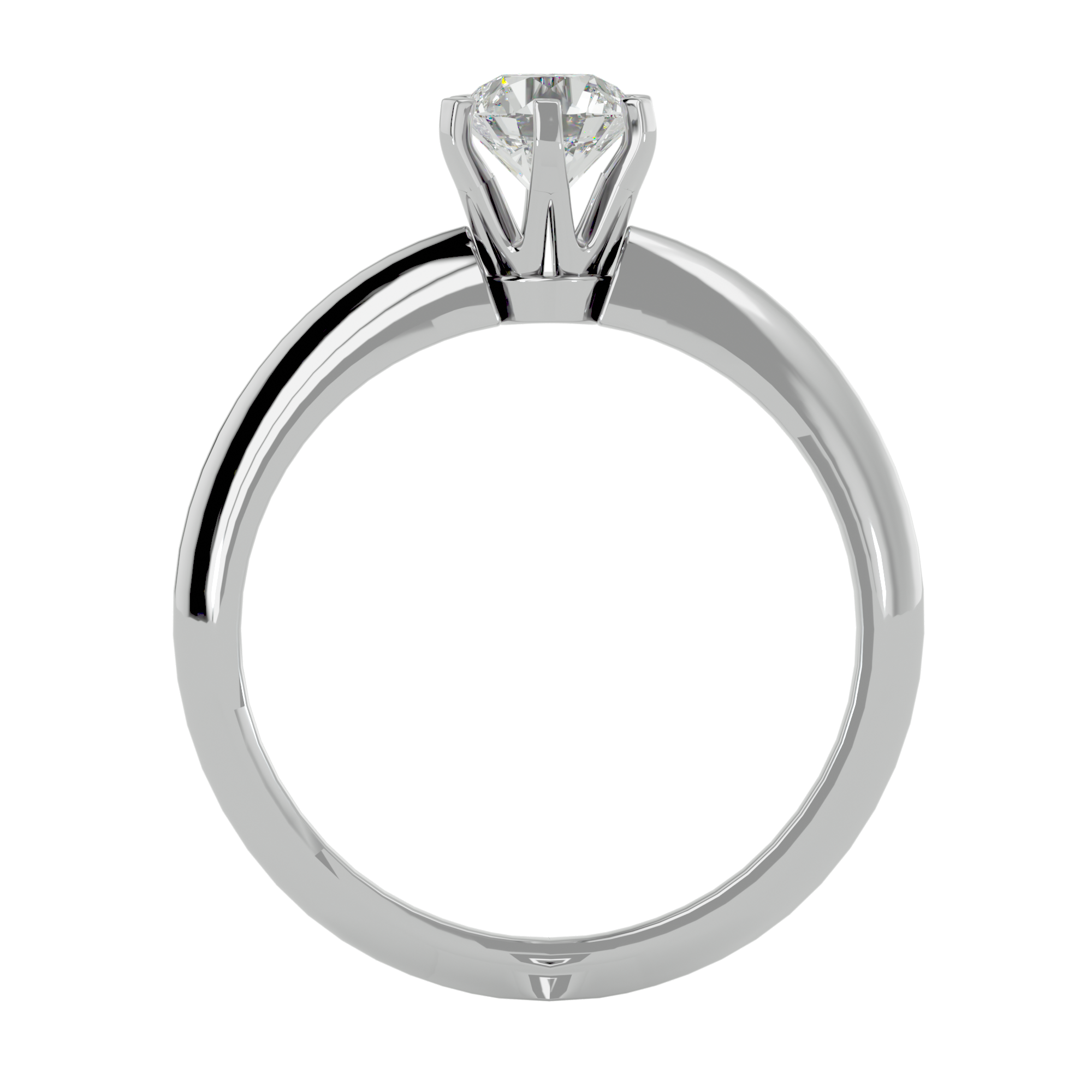 Elise Single Solitaire Ring