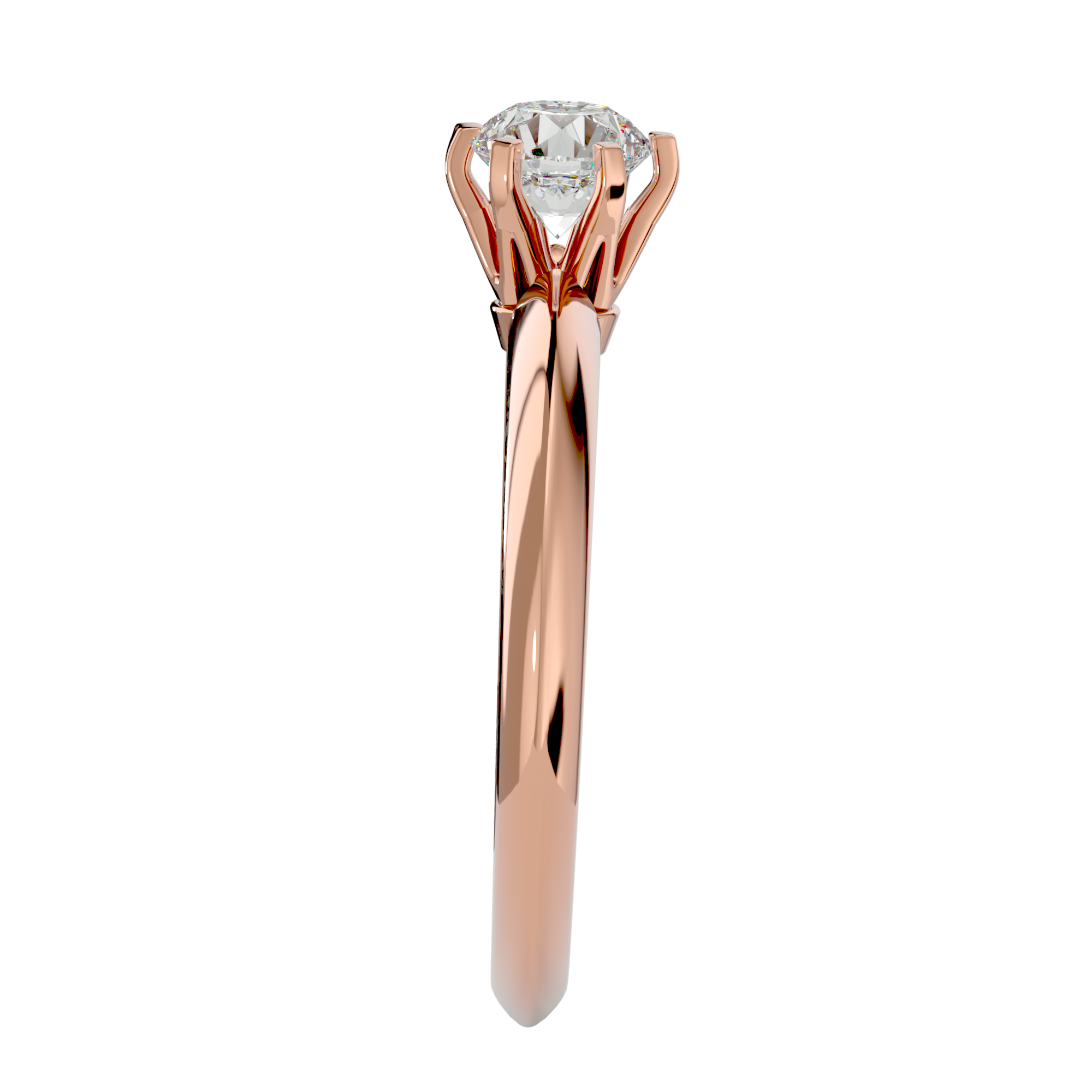 Elise Single Solitaire Ring