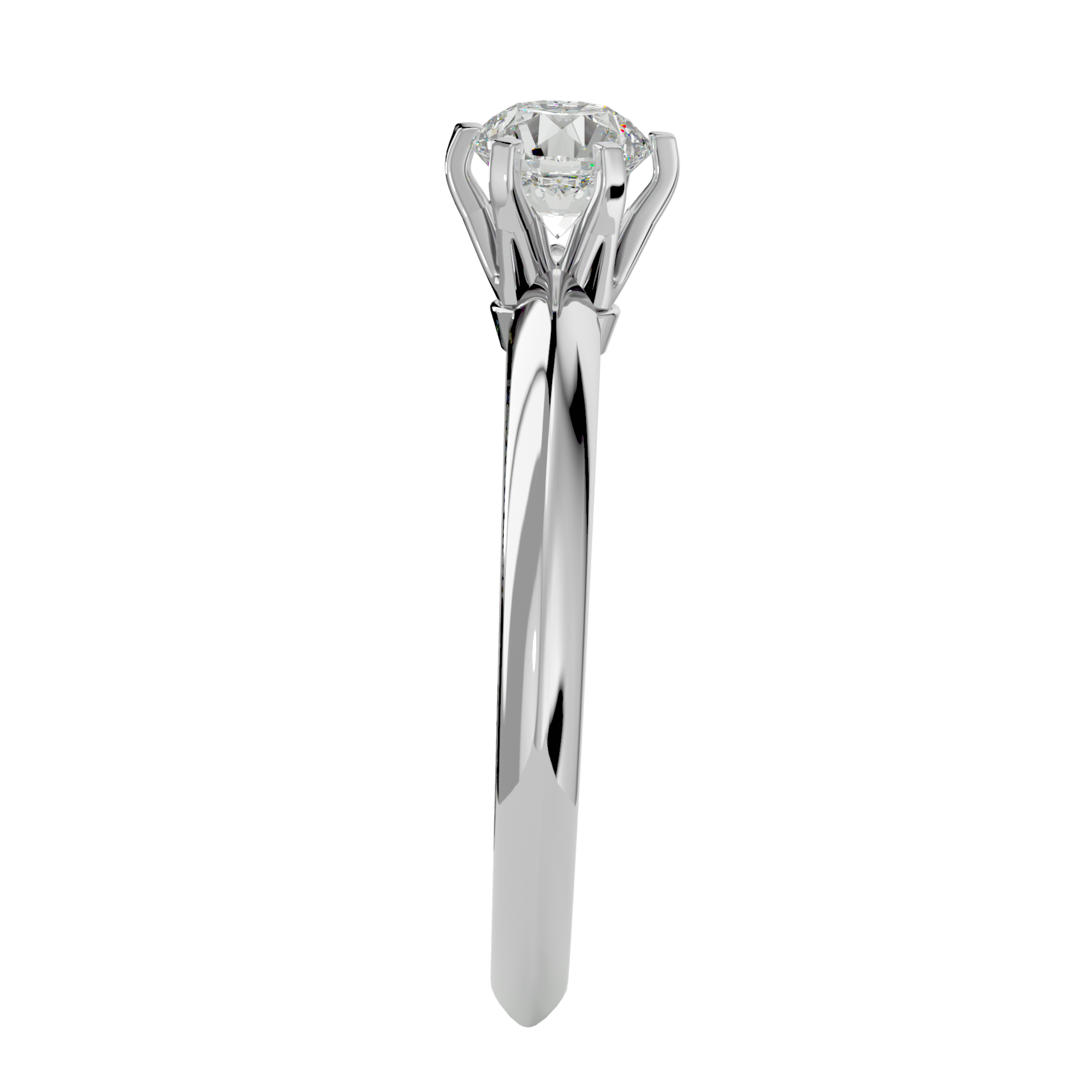 Elise Single Solitaire Ring