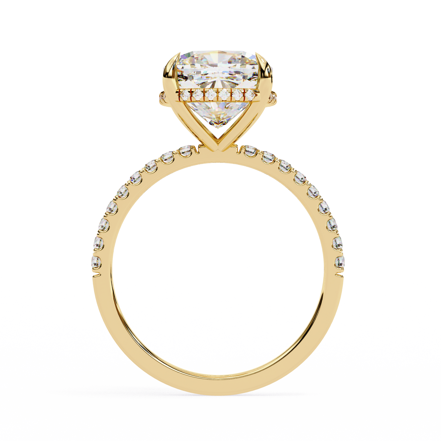 Iris Solitaire Ring