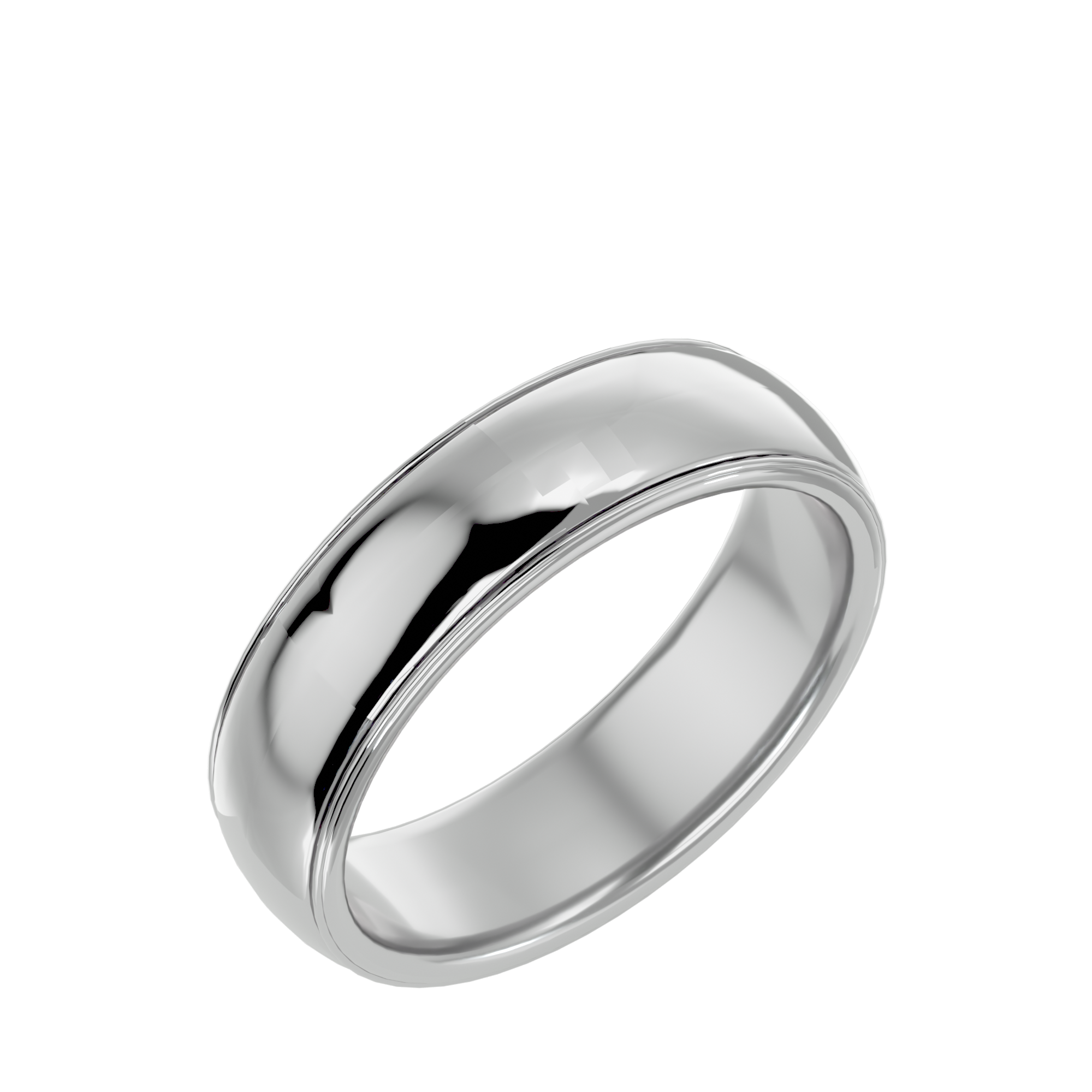 Allegra Mens Wedding Band