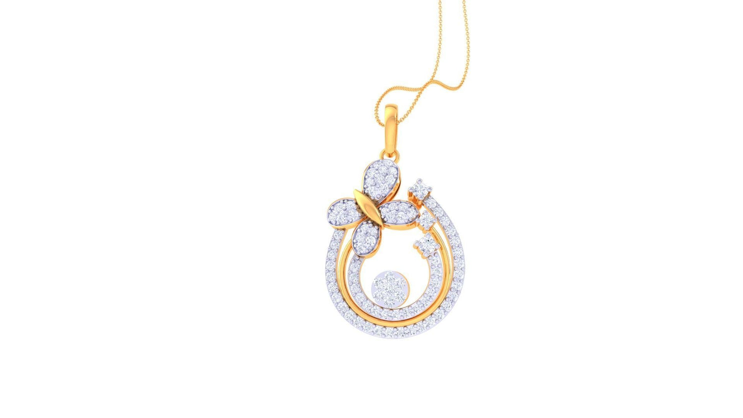 Violetta Diamond Pendant Set