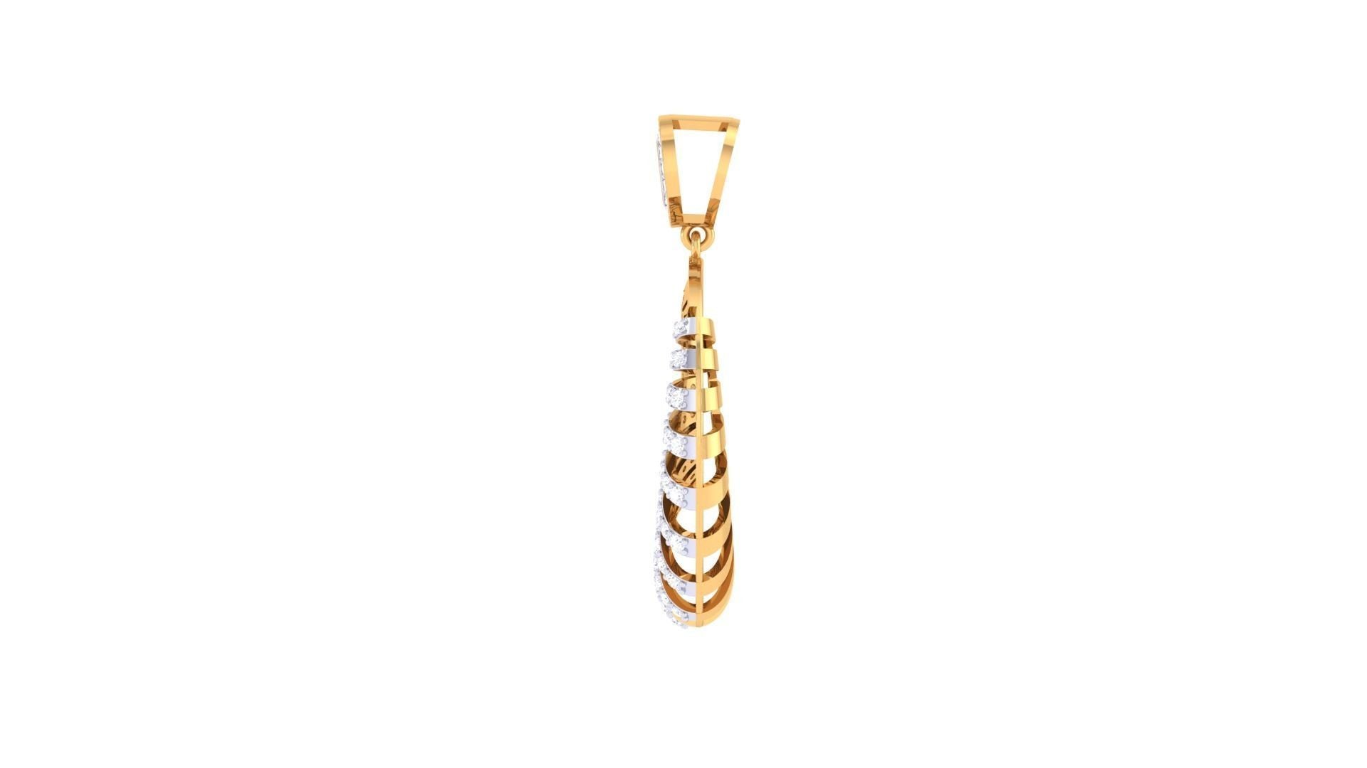 Virginia Diamond Pendant Set