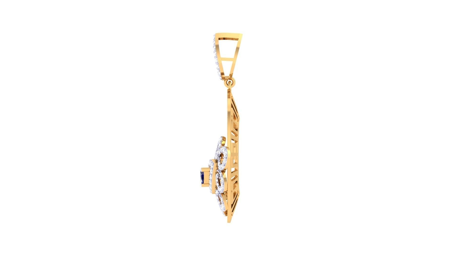 Emma Diamond Pendant Set