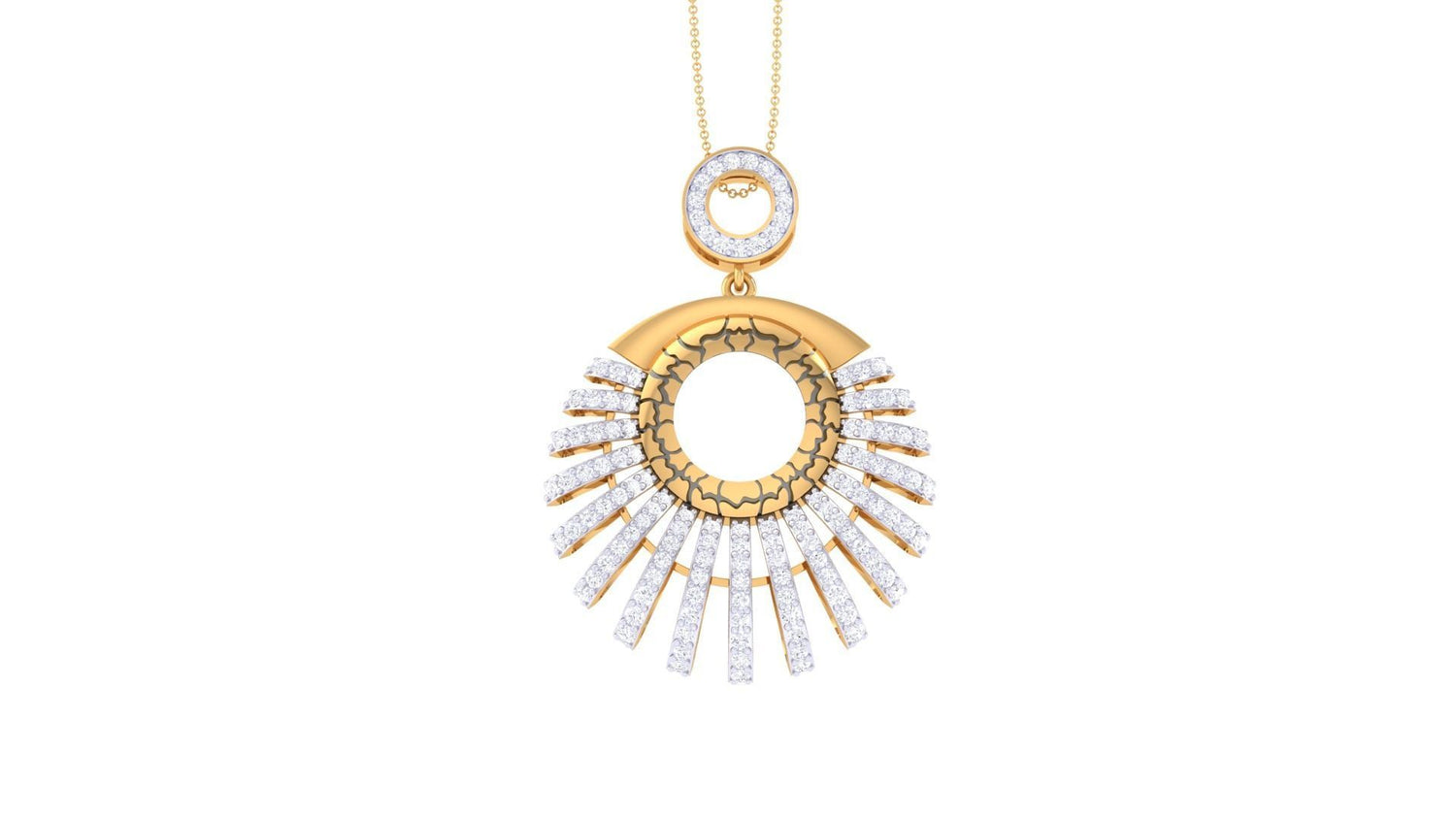 Virginia Diamond Pendant Set