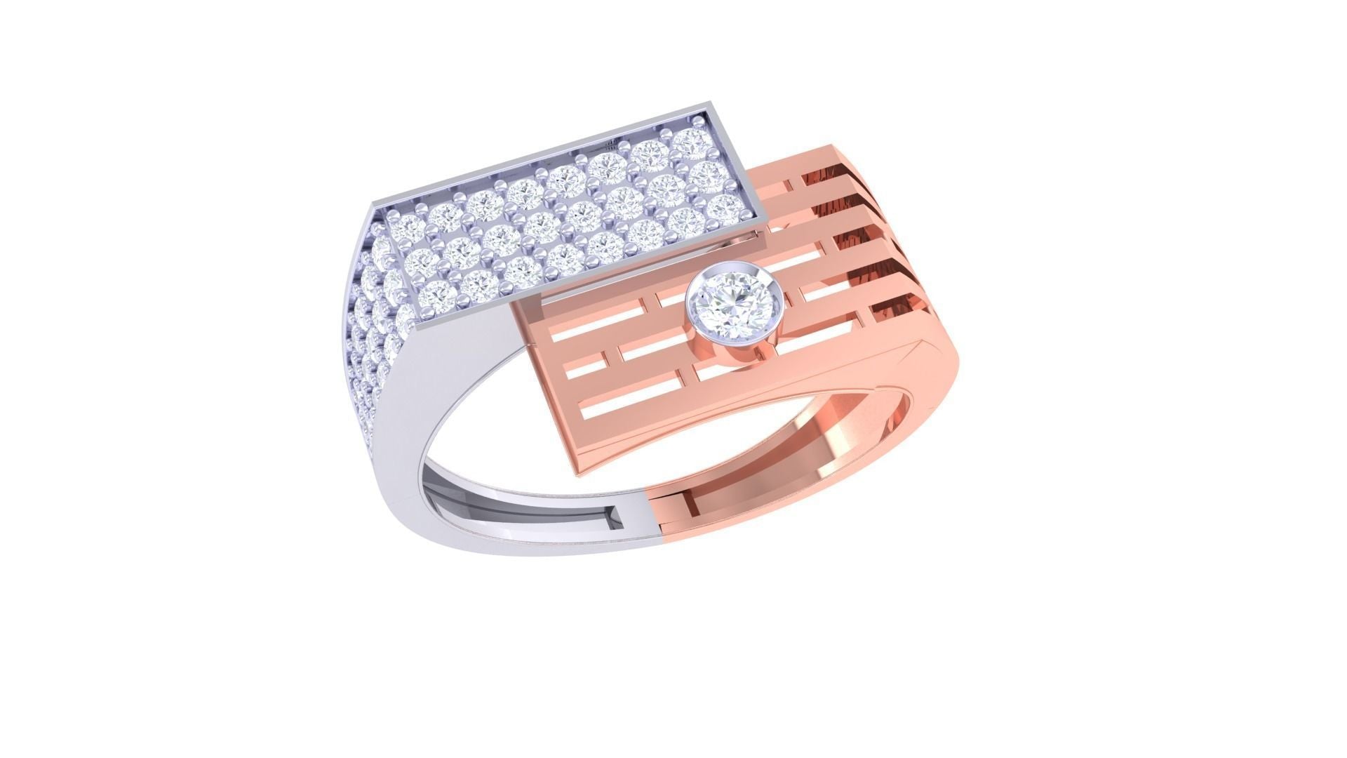 Gustav Diamond Mens Ring