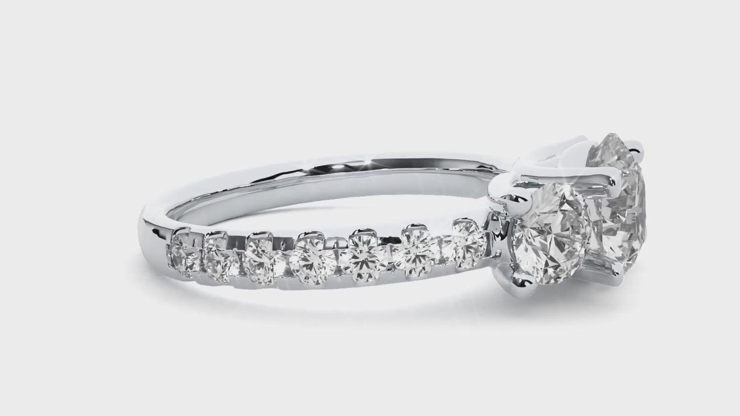 Maeve Three Stone Ring