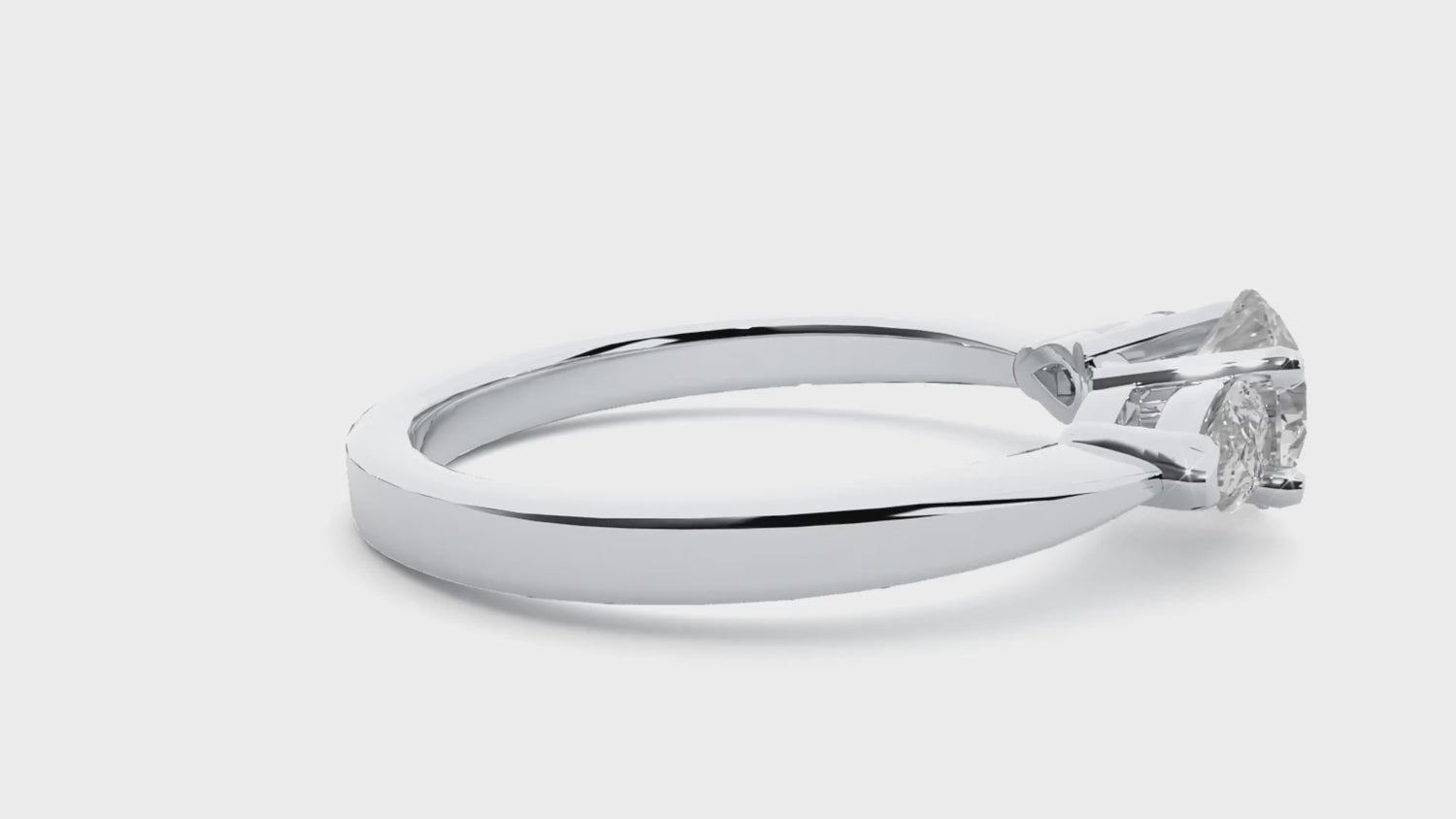 Callisto Three Stone Ring
