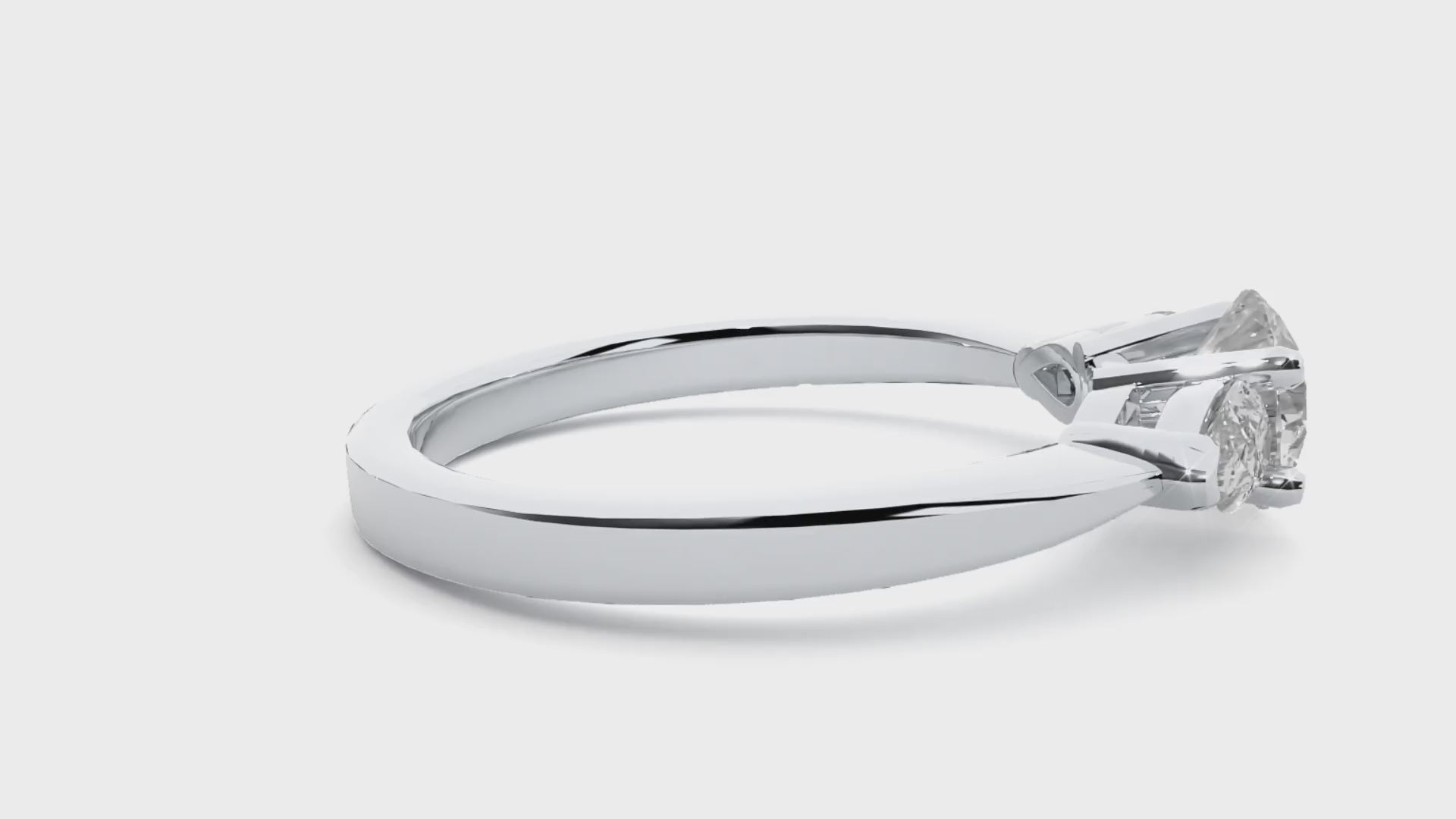 Callisto Three Stone Ring