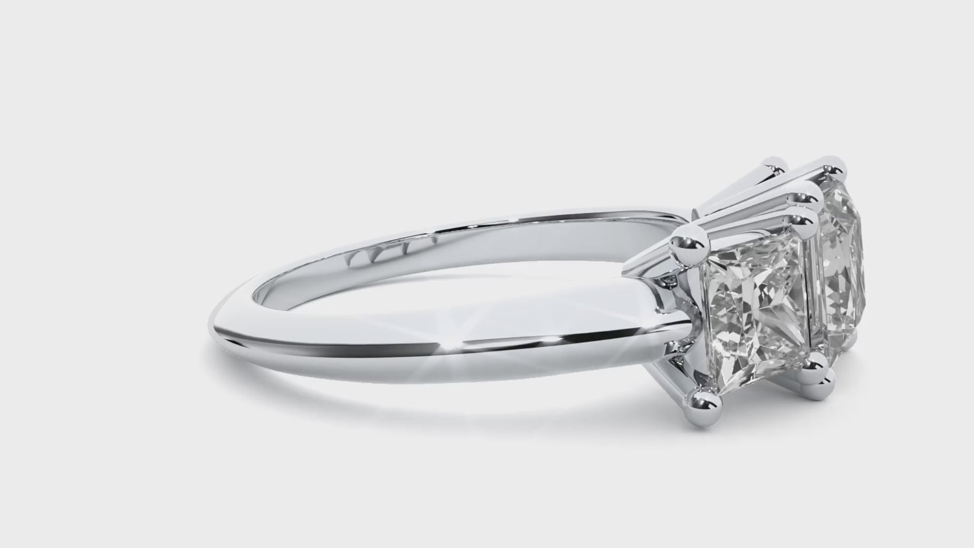 Astra Three Stone Ring