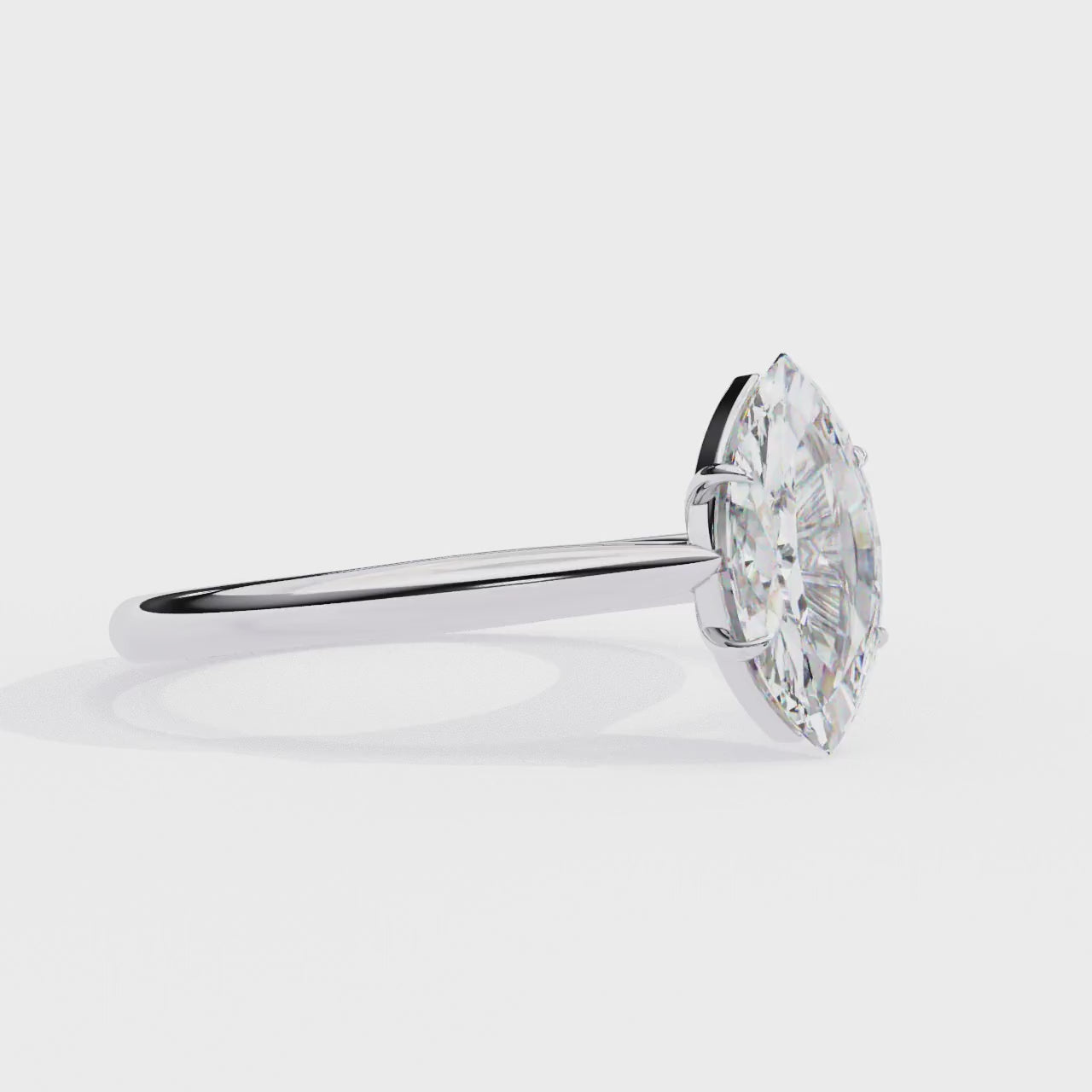 Arista Solitaire Ring