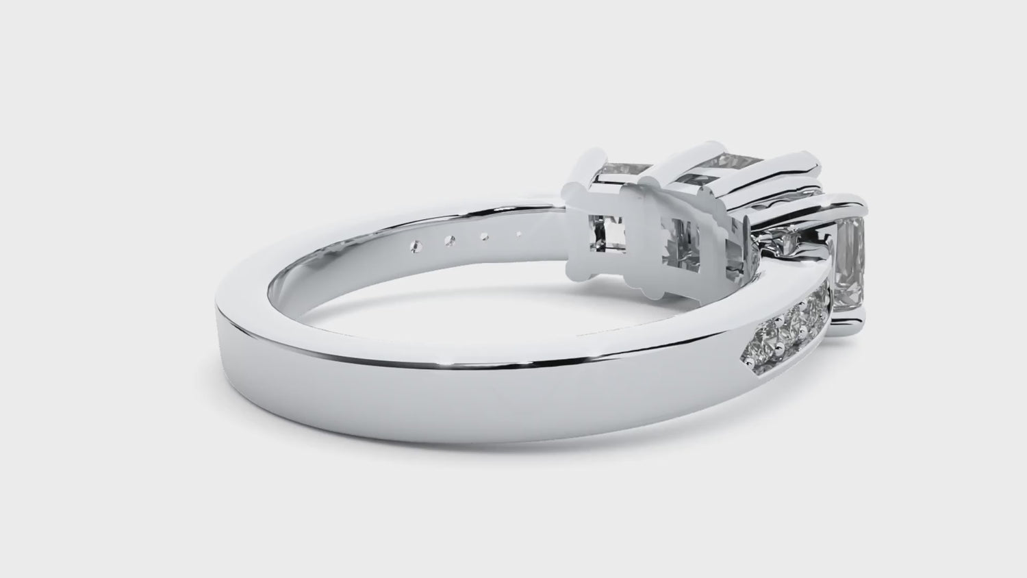 Elara Three Stone Ring