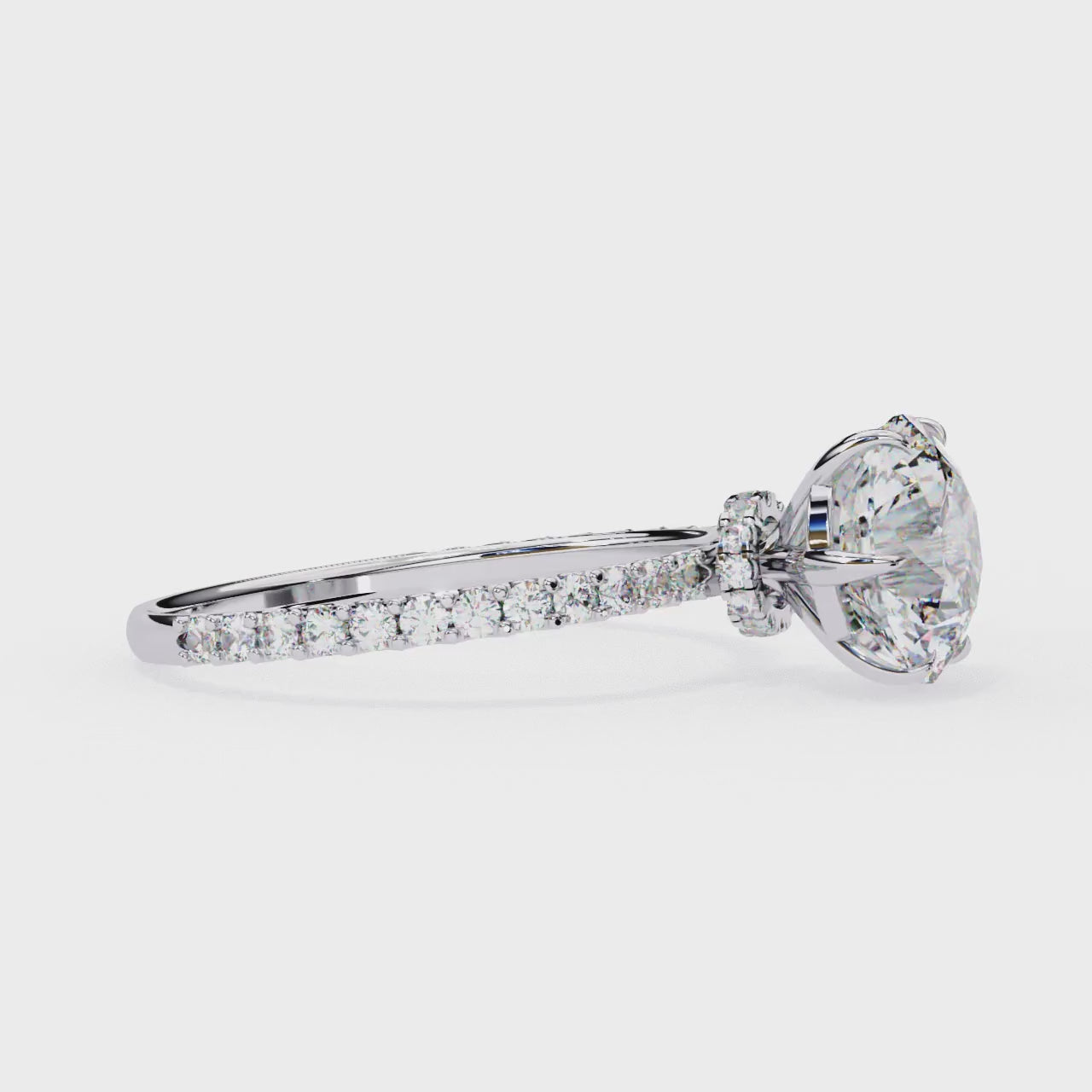Aura Solitaire Ring