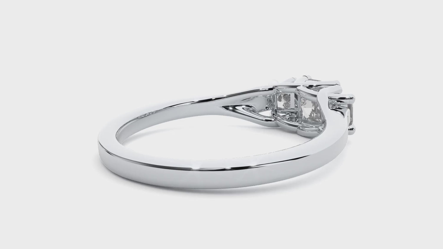 Titania Three Stone Ring