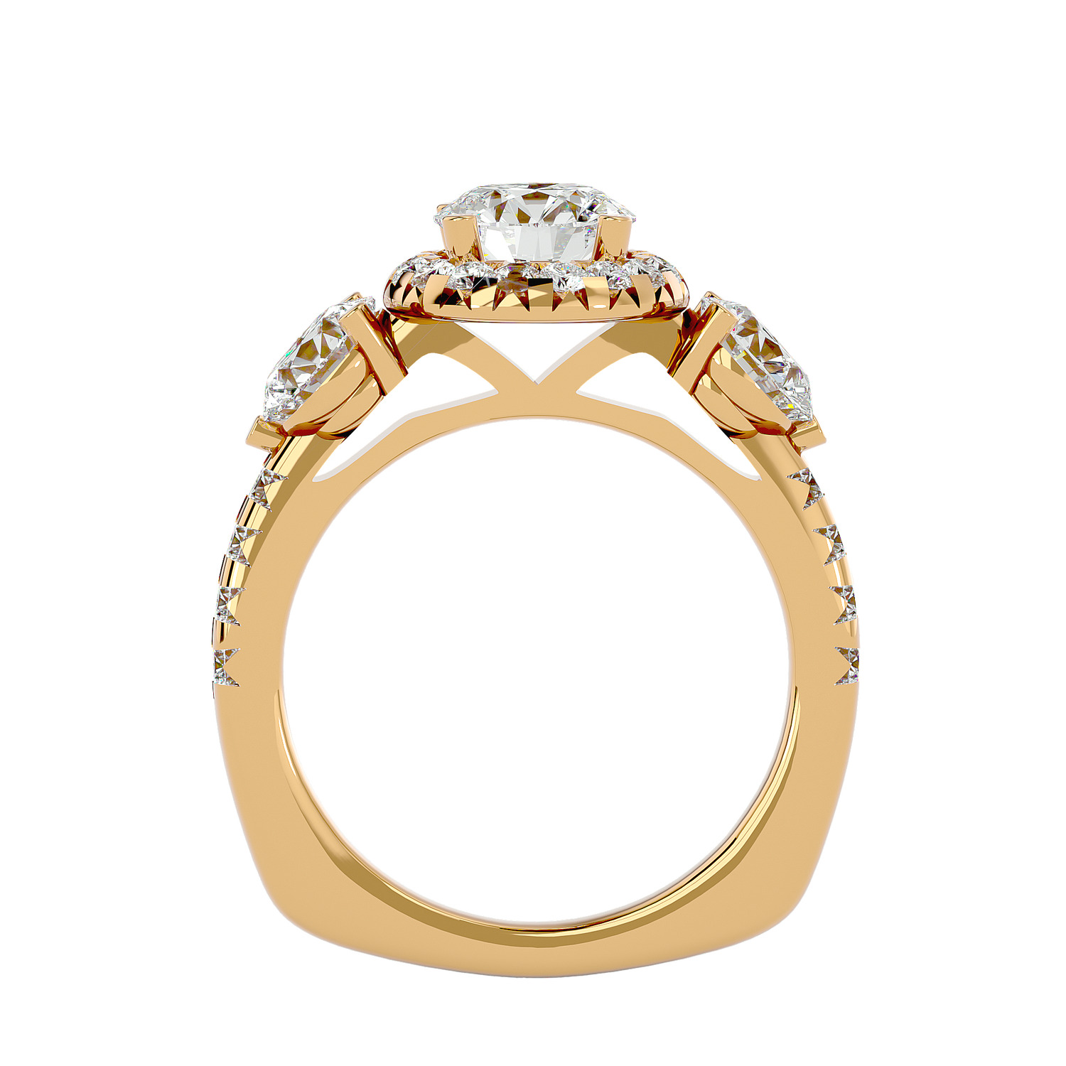 Lana Three Stone Ring