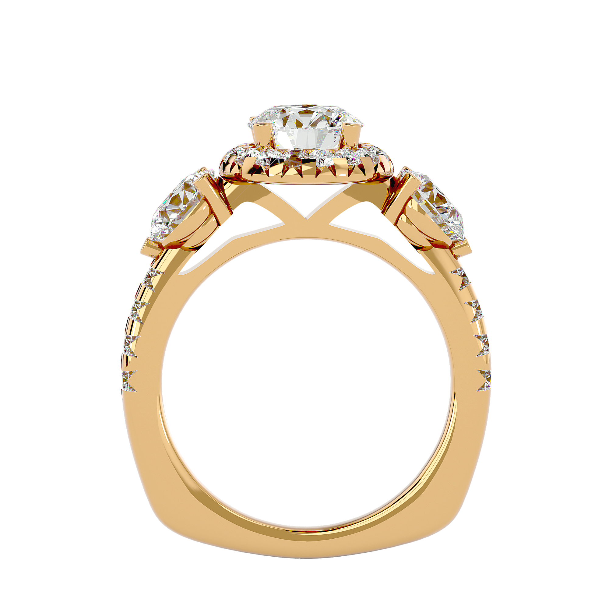 Lana Three Stone Ring