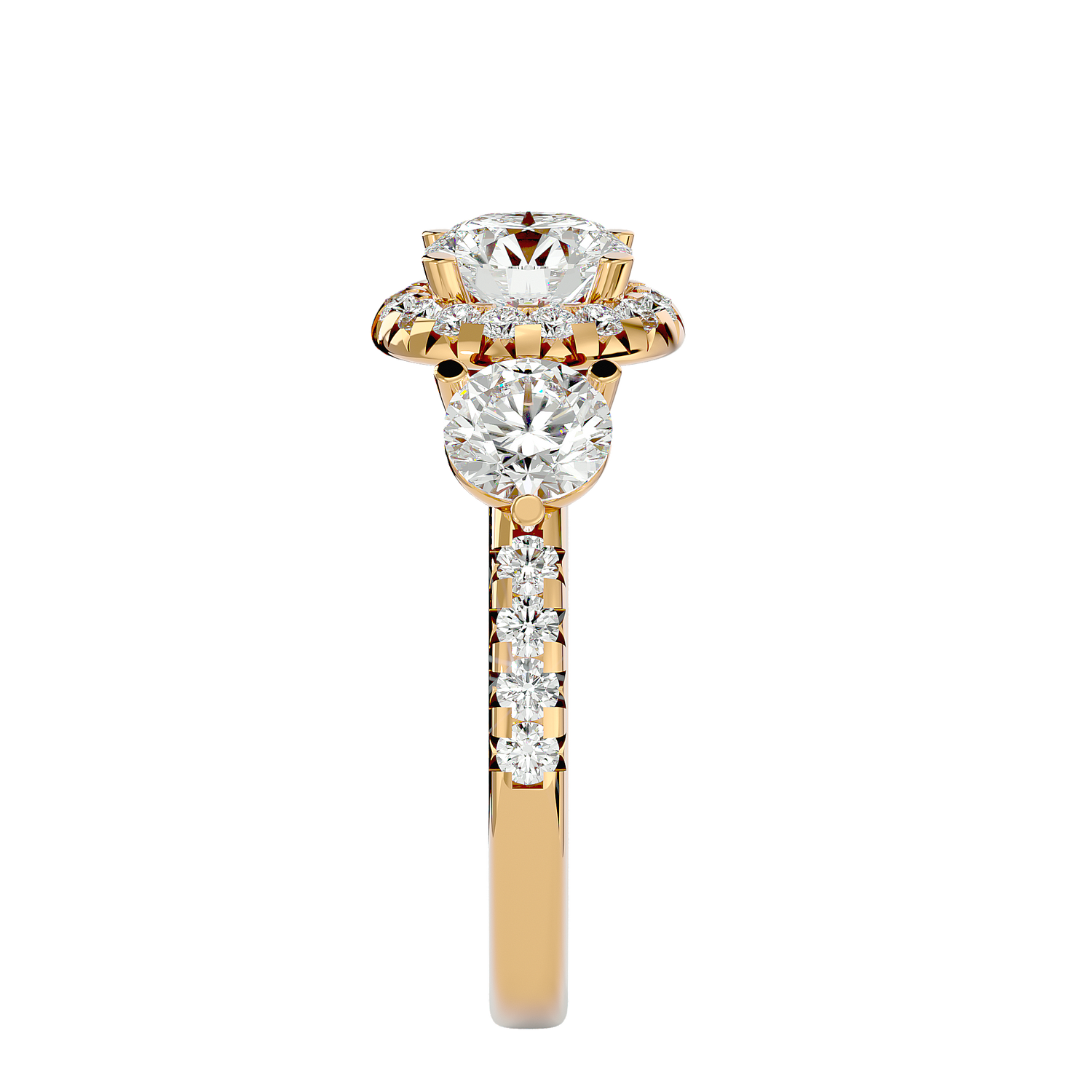 Lana Three Stone Ring