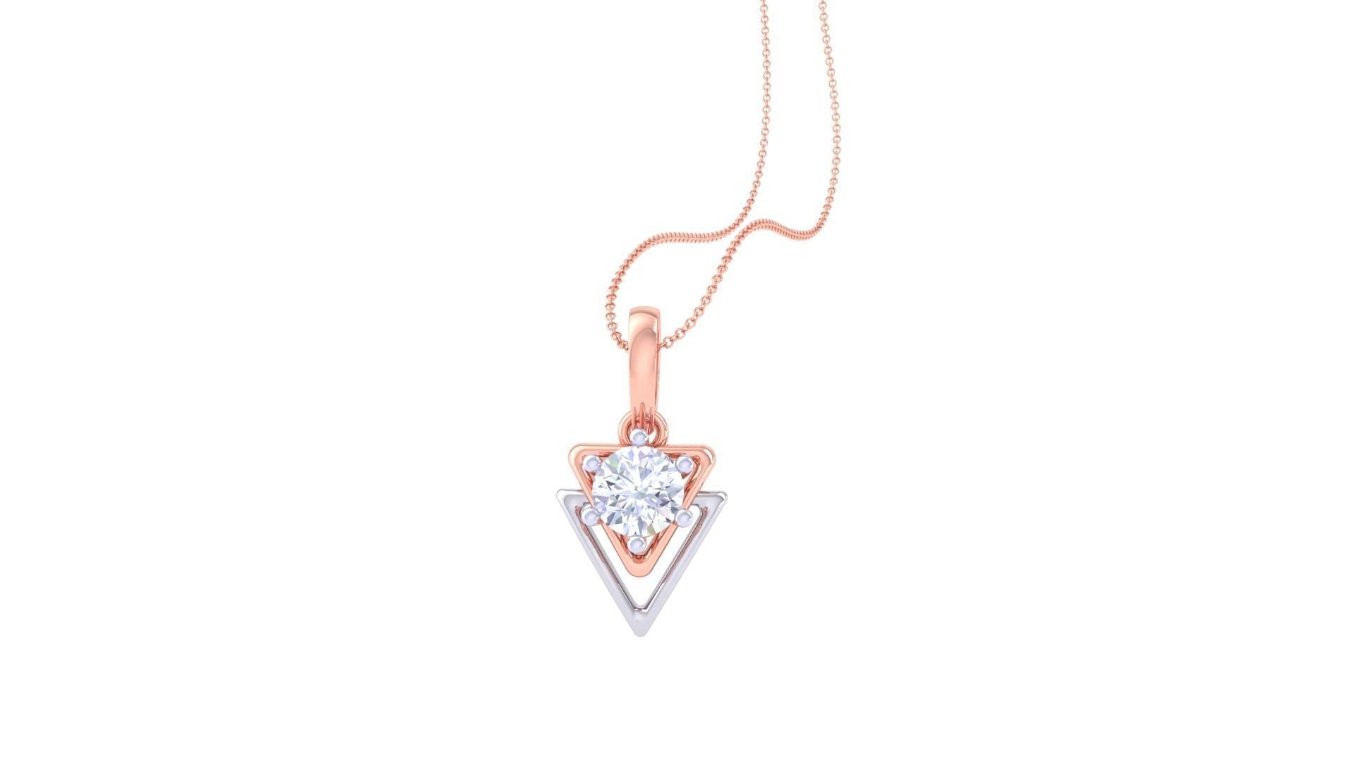 Emily Solitaire Pendant Set